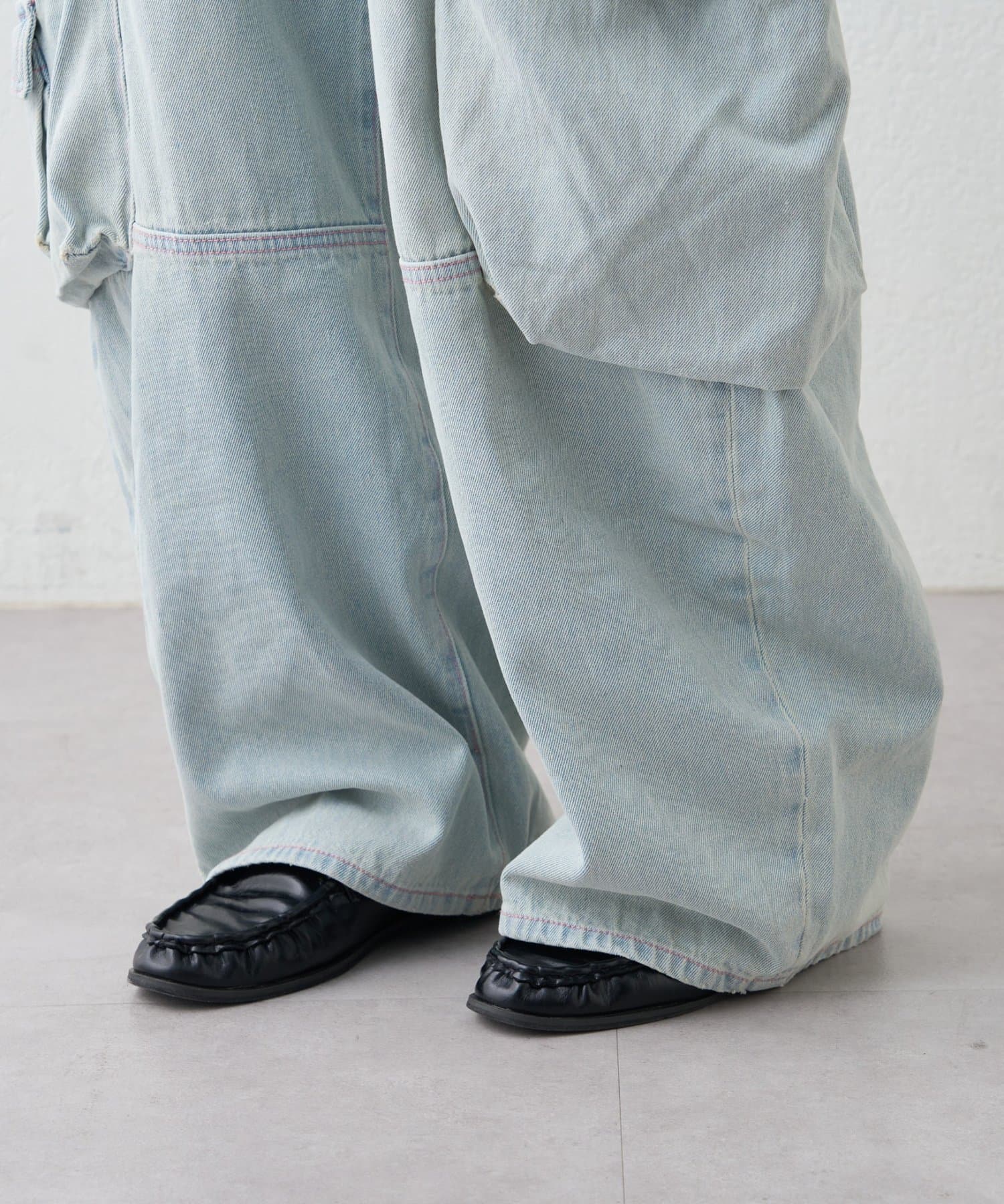 CIAOPANIC TYPY(チャオパニックティピー) 【SOUNDS GOOOOD】立体ポケットバレルデニム