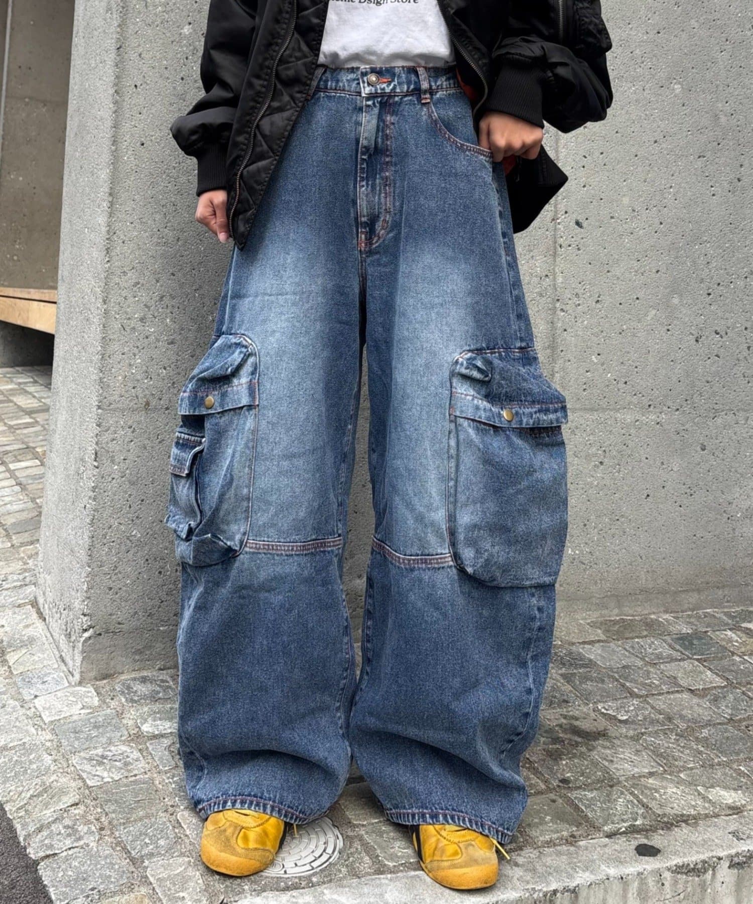 CIAOPANIC TYPY(チャオパニックティピー) 【SOUNDS GOOOOD】立体ポケットバレルデニム