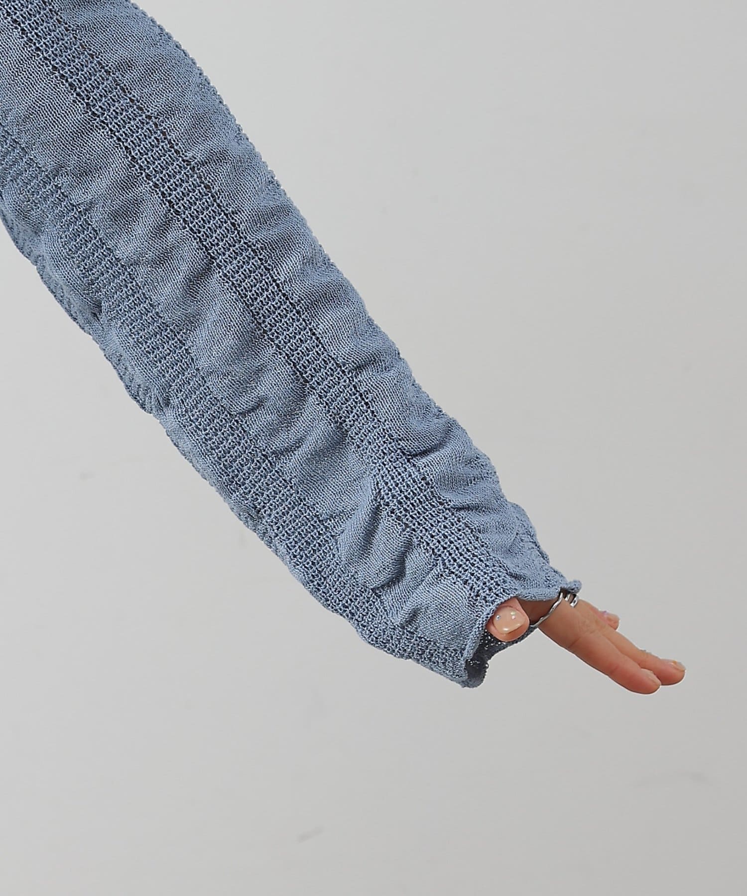 COLONY 2139(コロニー トゥーワンスリーナイン) ギャザーシアーストライプニット