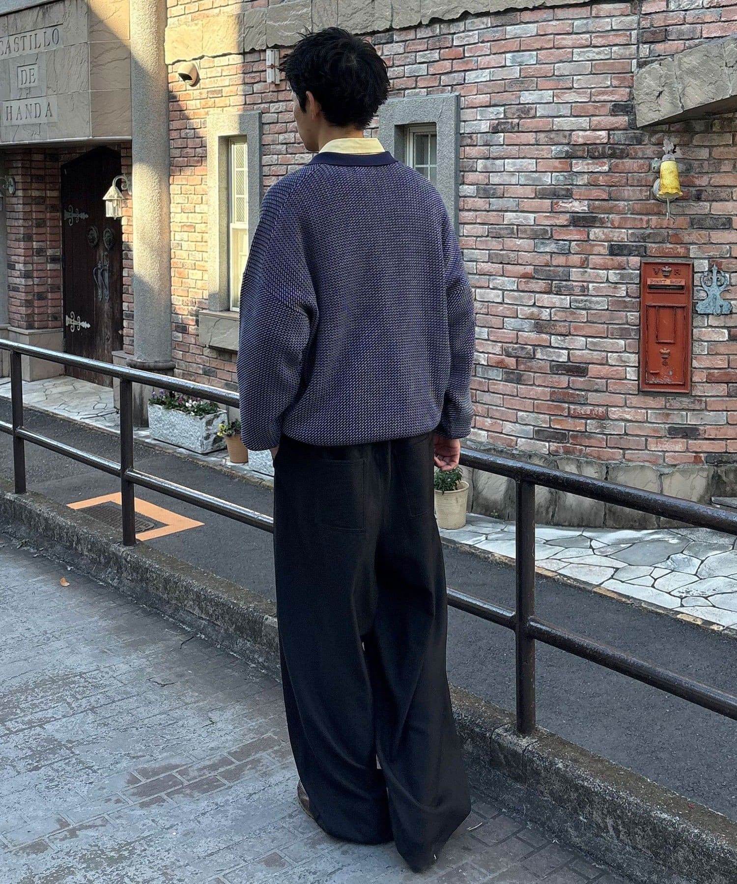 CIAOPANIC(チャオパニック) バーズアイニットポロシャツ