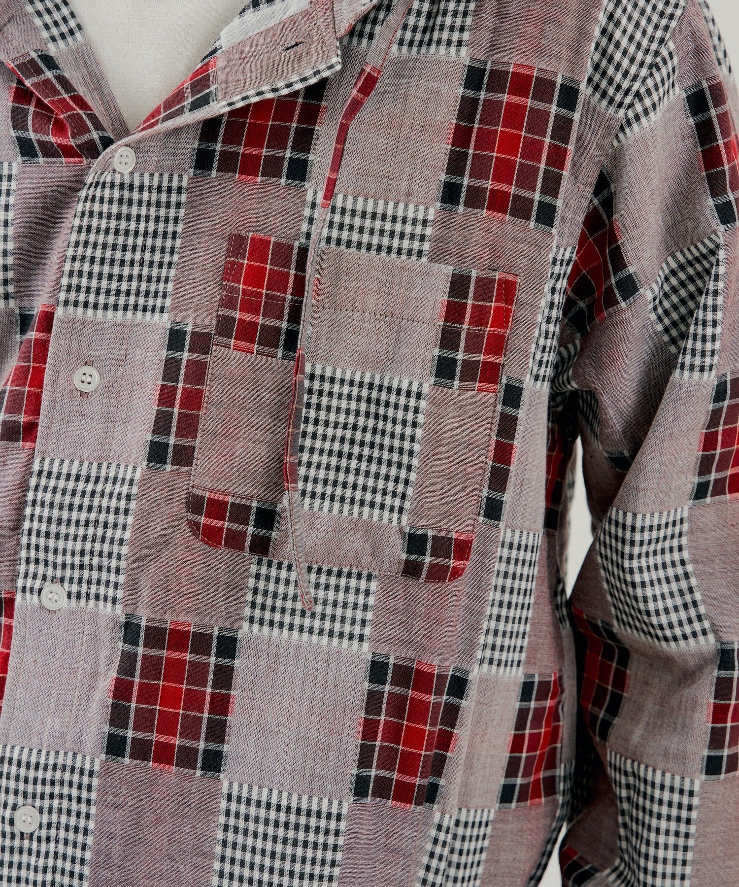 Kastane(カスタネ) 【新色追加/4色展開/ユニセックス】BM チェックフードシャツ