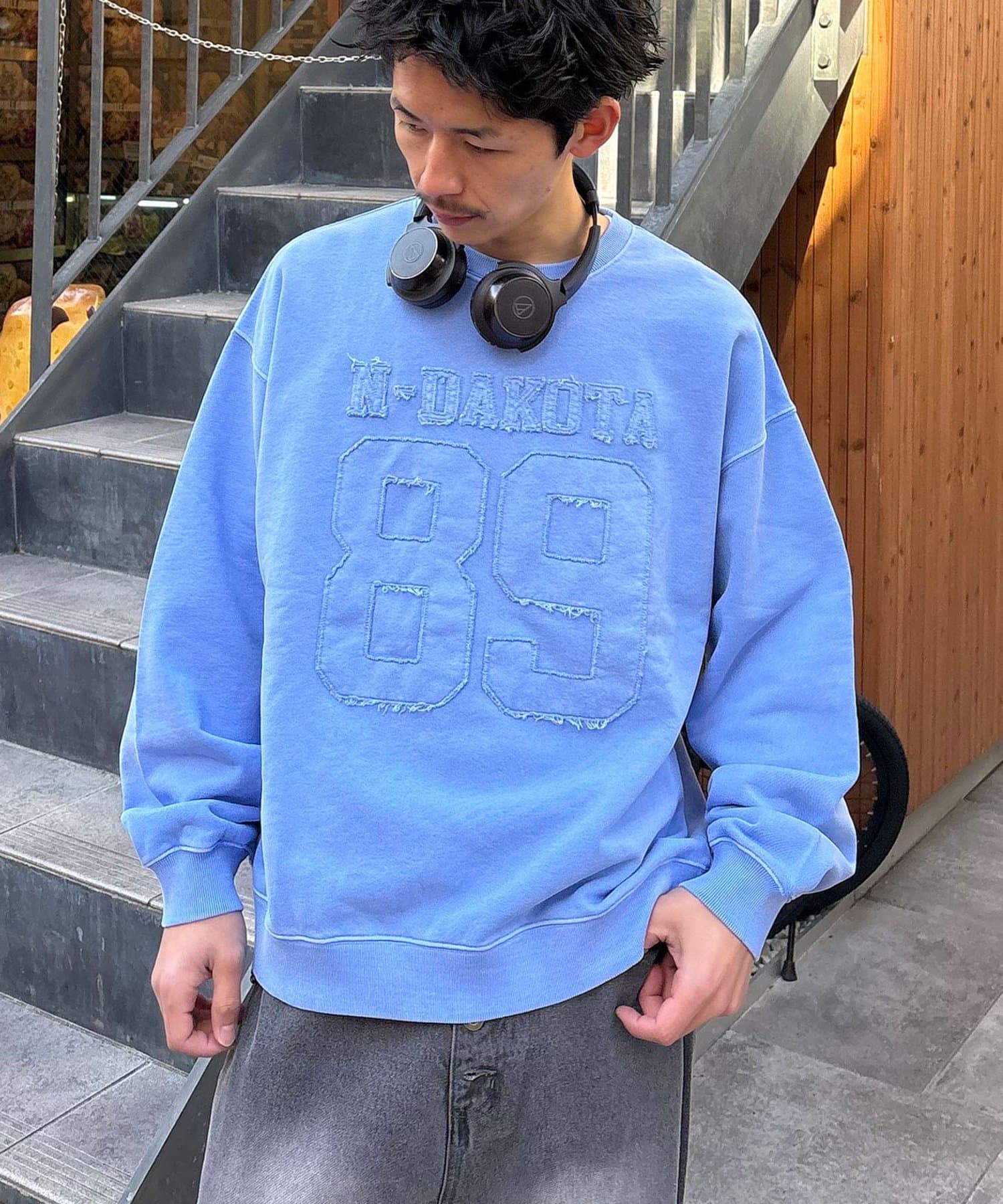 CIAOPANIC(チャオパニック) フリンジフェルトピグメントスウェット