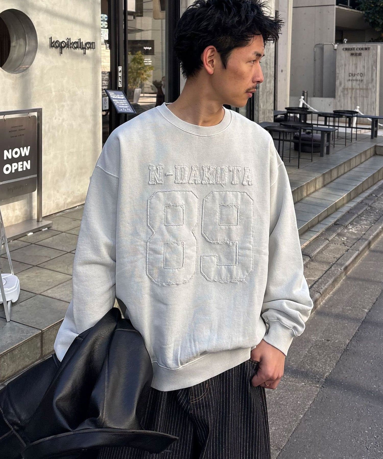 CIAOPANIC(チャオパニック) フリンジフェルトピグメントスウェット