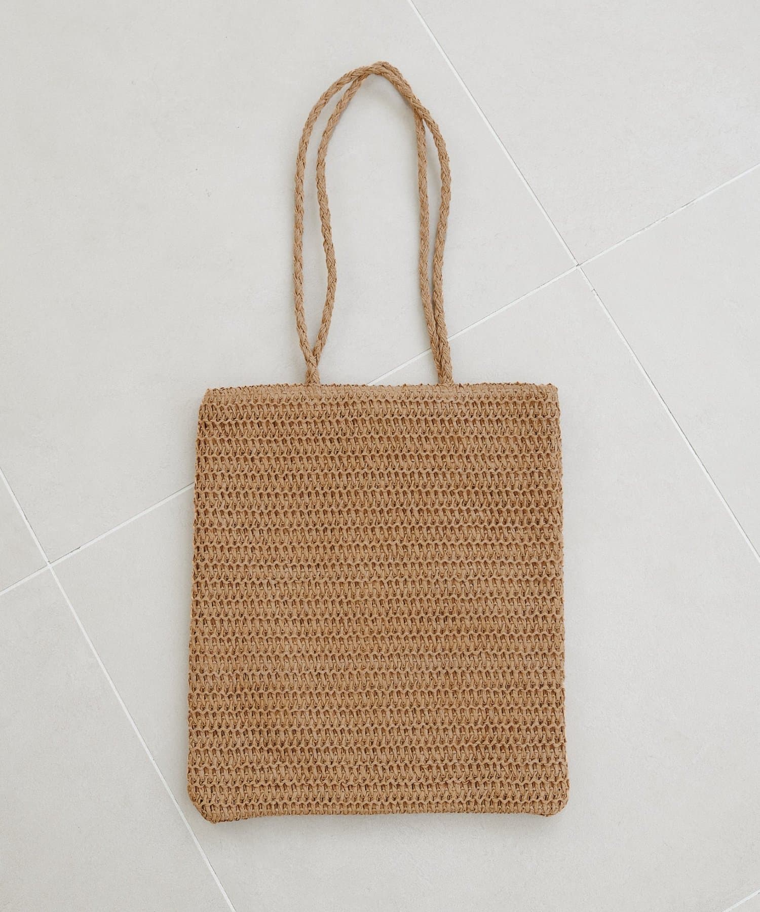 DISCOAT(ディスコート) 【2/26(木)10:00~先行予約】雑材サガラ刺繍トートバッグ