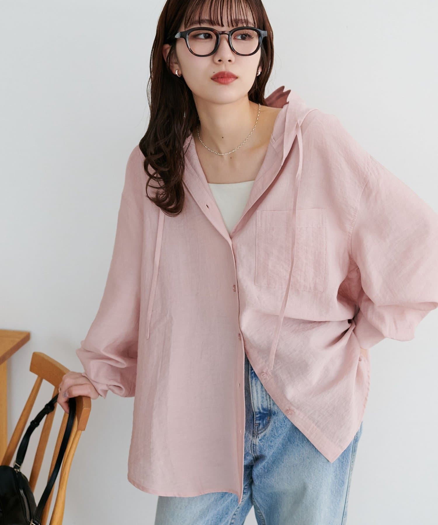 DISCOAT(ディスコート) 【新色追加!/SS先行予約】シアーアソートフードシャツ《WEB限定カラーあり》