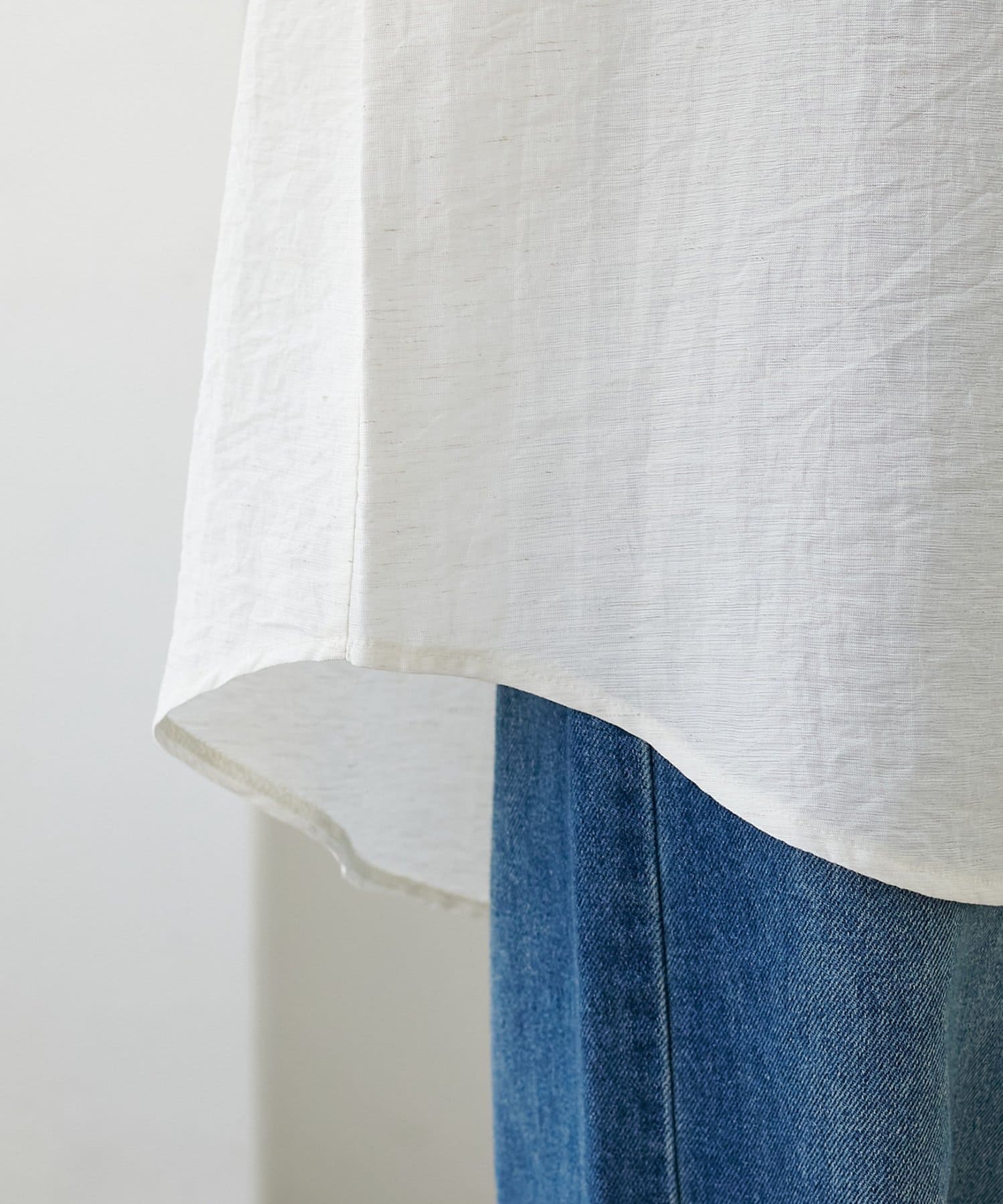 DISCOAT(ディスコート) 【新色追加/トレンド】シアーアソートフードシャツ《WEB限定カラーあり》