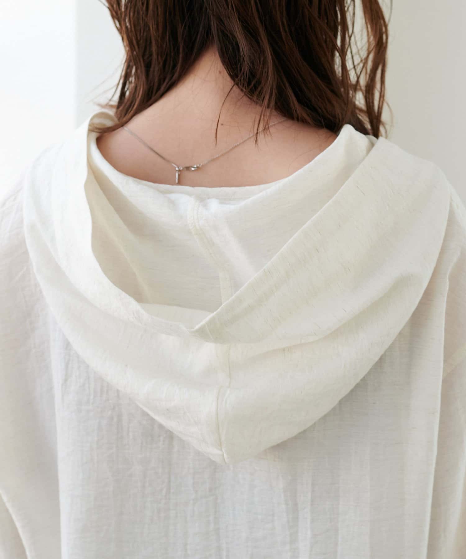 DISCOAT(ディスコート) 【新色追加/トレンド】シアーアソートフードシャツ《WEB限定カラーあり》