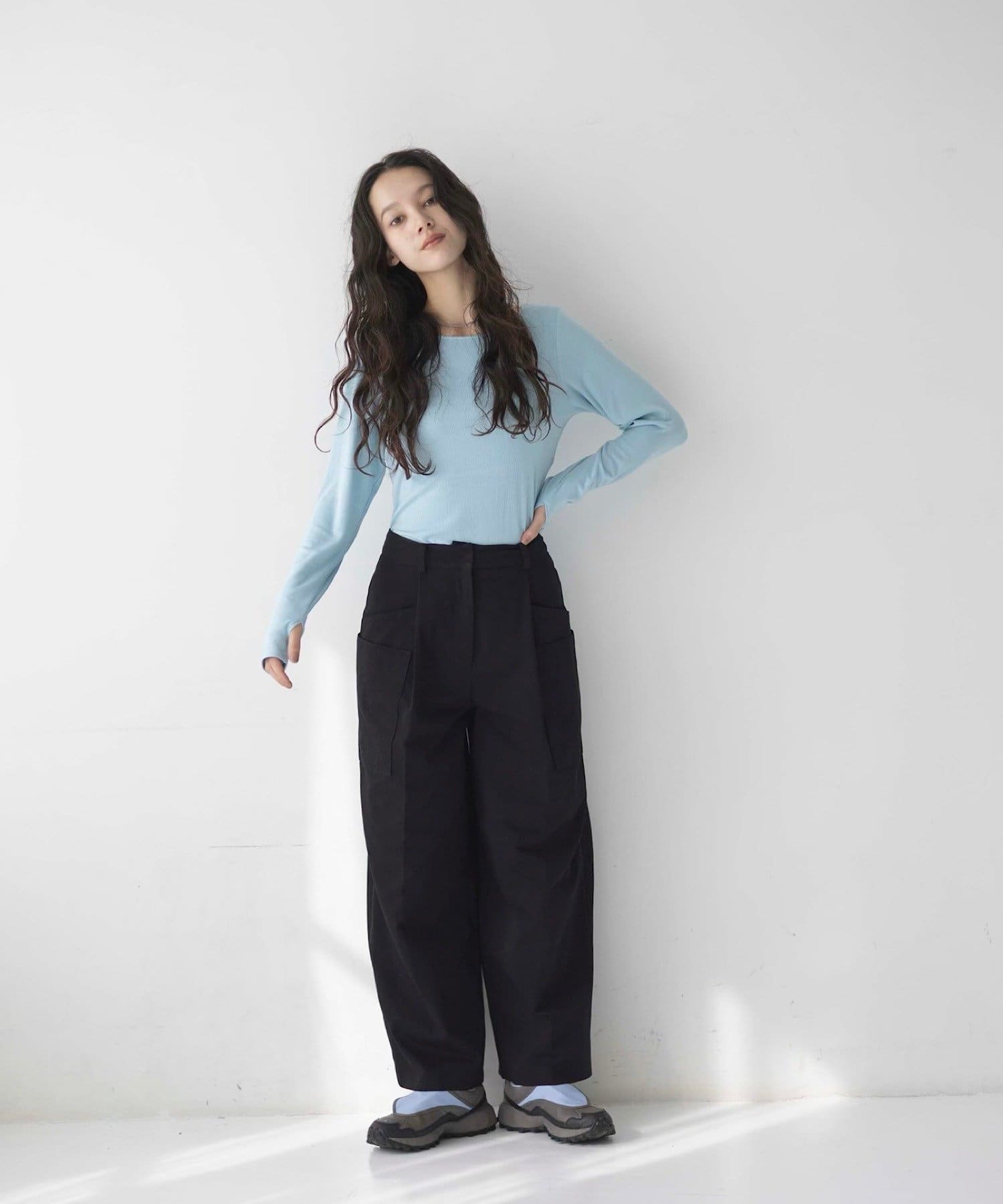 Kastane(カスタネ) 【CINAMOD】 DOUBLE POKET SLACKS