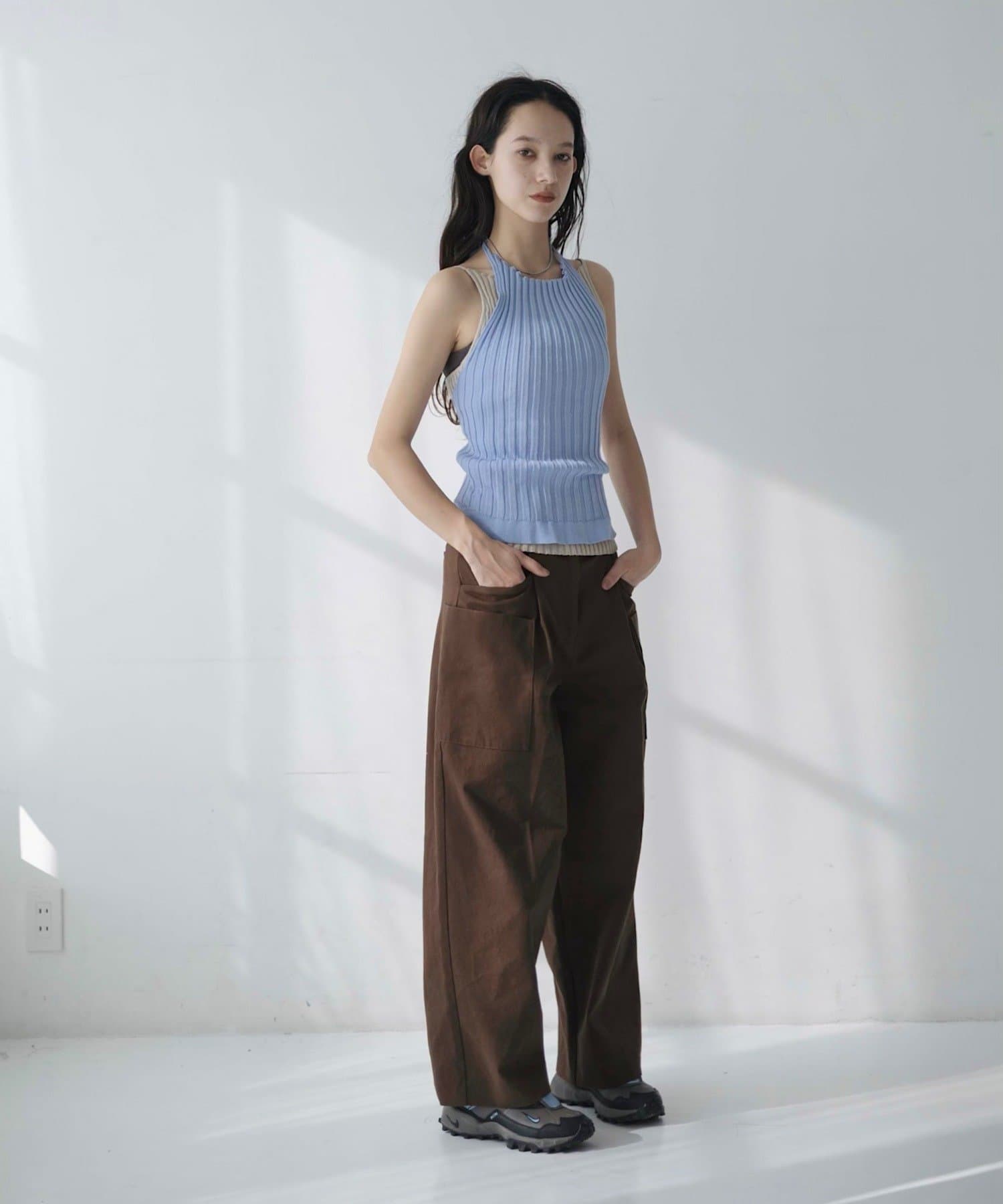 Kastane(カスタネ) 【CINAMOD】 DOUBLE POKET SLACKS