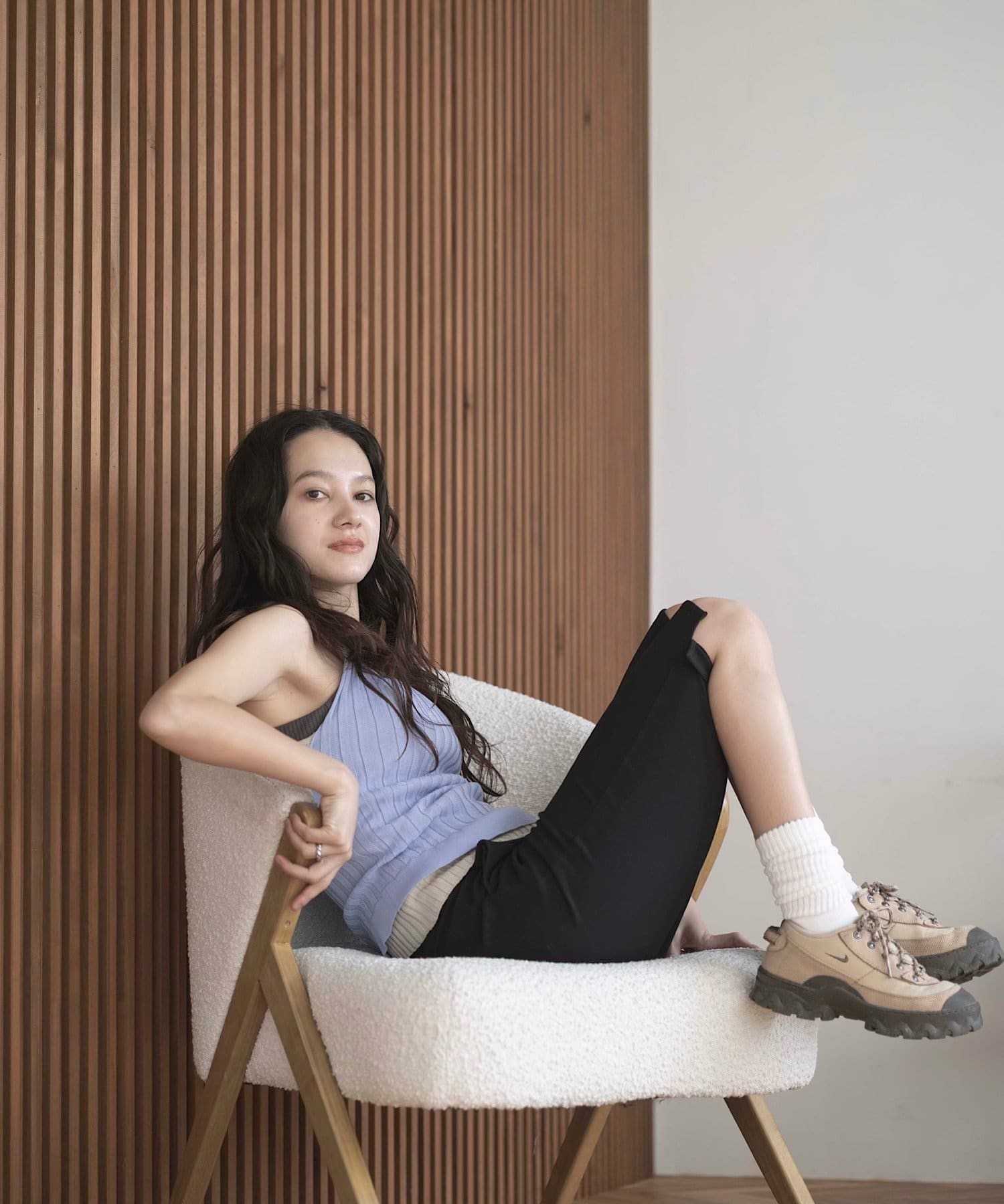 Kastane(カスタネ) 【CINAMOD】 PATCH POCKET BIKER PANTS