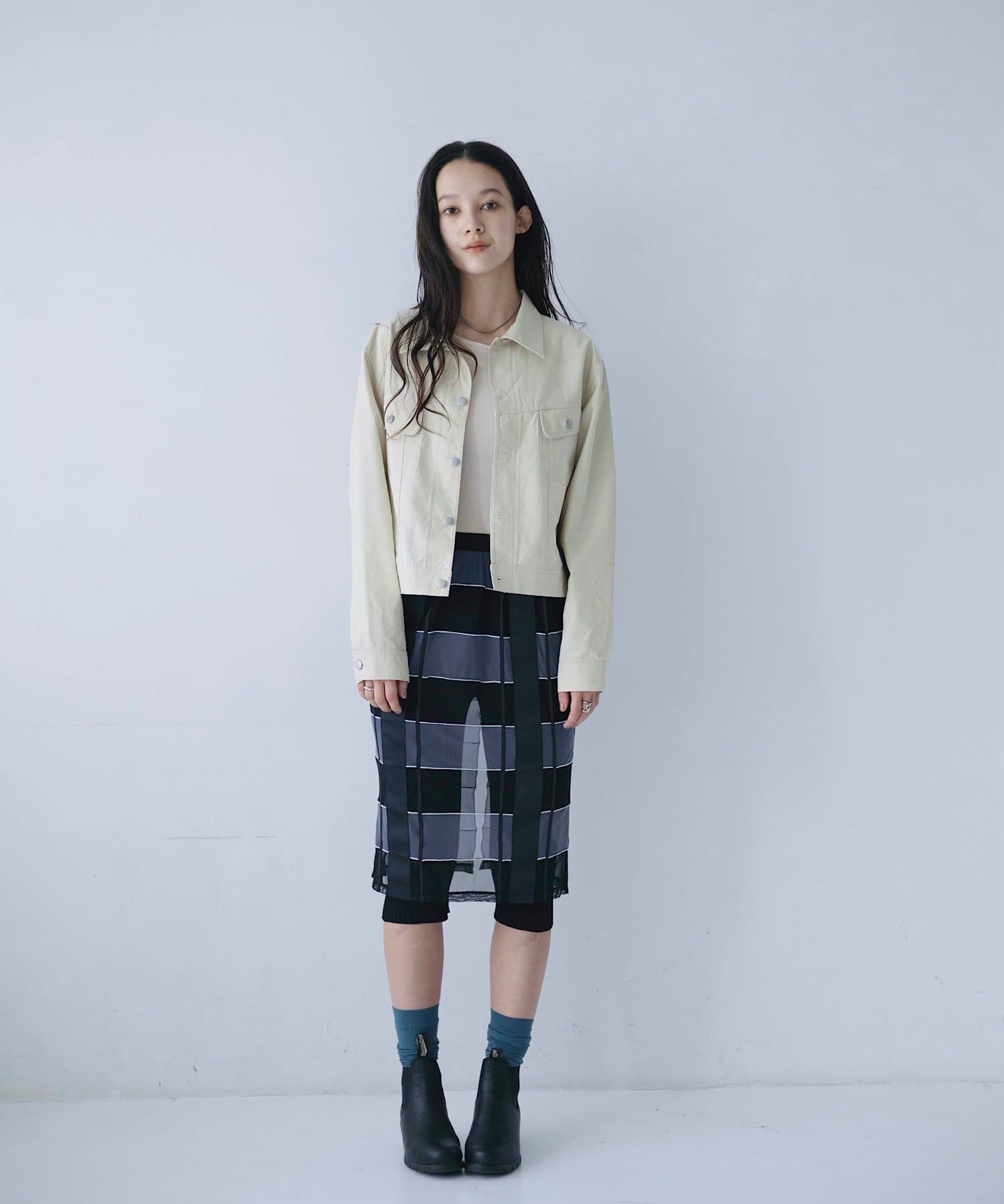 Kastane(カスタネ) 【CINAMOD】 PATCH POCKET BIKER PANTS