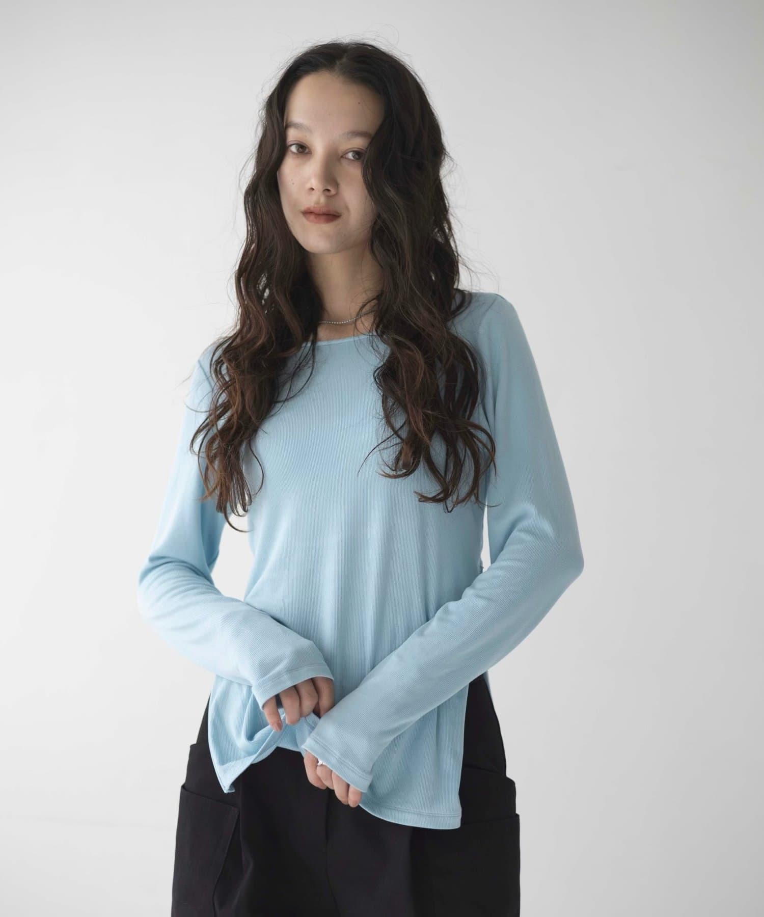 Kastane(カスタネ) 【CINAMOD】 SIDE SLIT TOPS