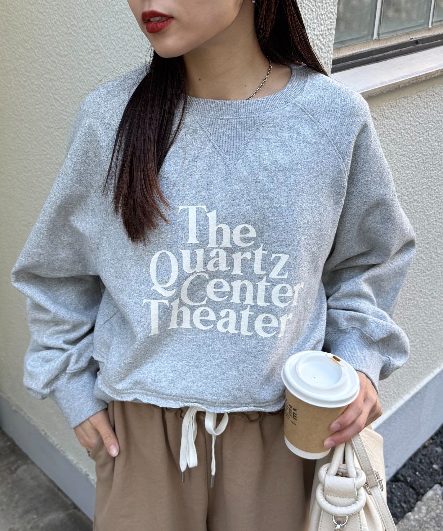 CIAOPANIC TYPY(チャオパニックティピー) 【ツブシャリ!】ドライタッチネップロゴスウェット