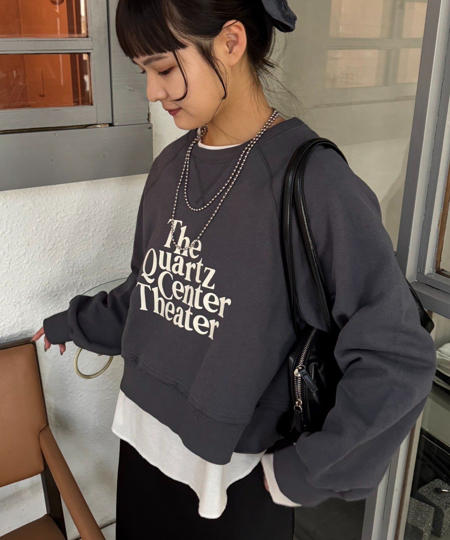 CIAOPANIC TYPY(チャオパニックティピー) 【ツブシャリ!】ドライタッチネップロゴスウェット