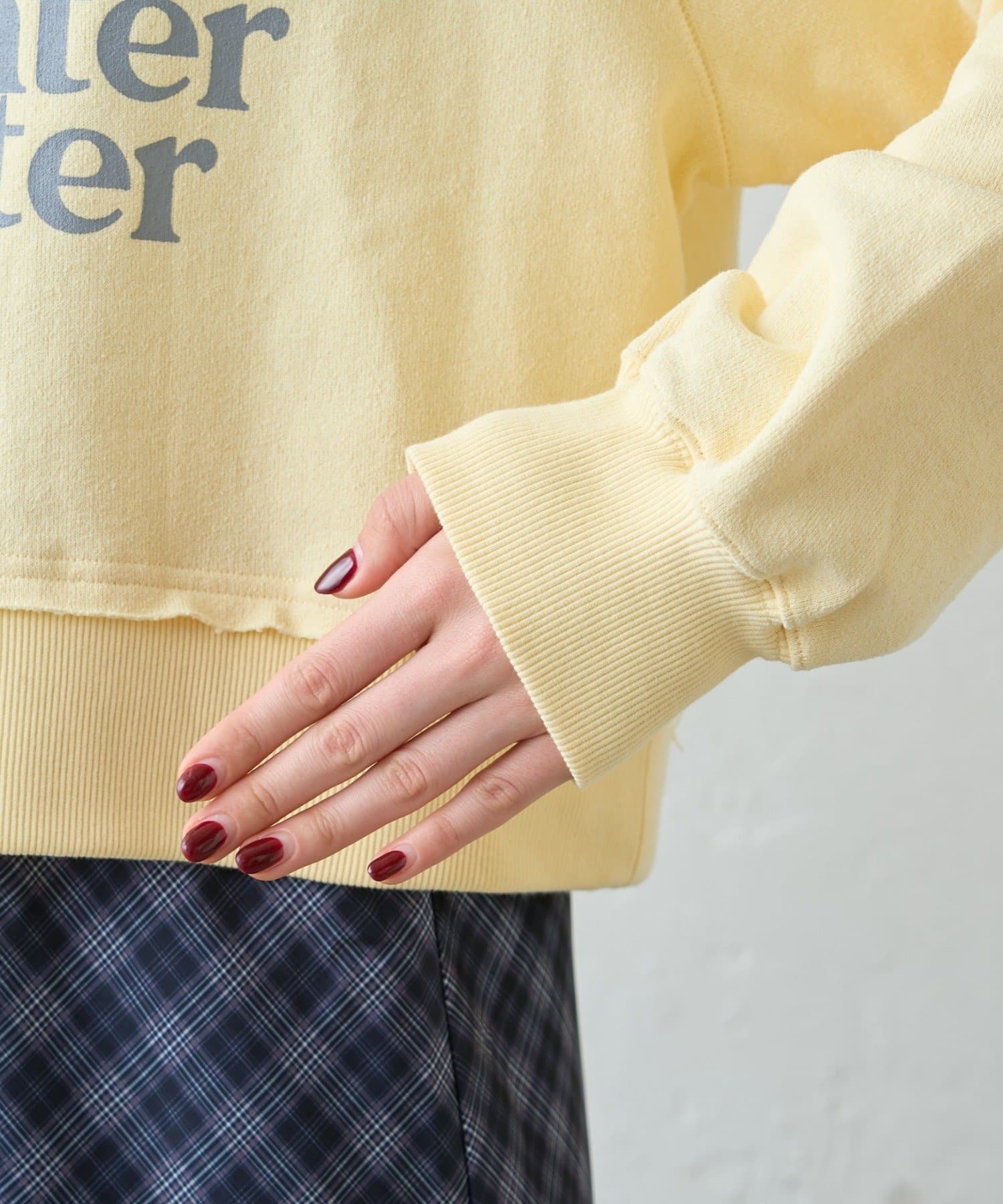 CIAOPANIC TYPY(チャオパニックティピー) 【ツブシャリ!】ドライタッチネップロゴスウェット