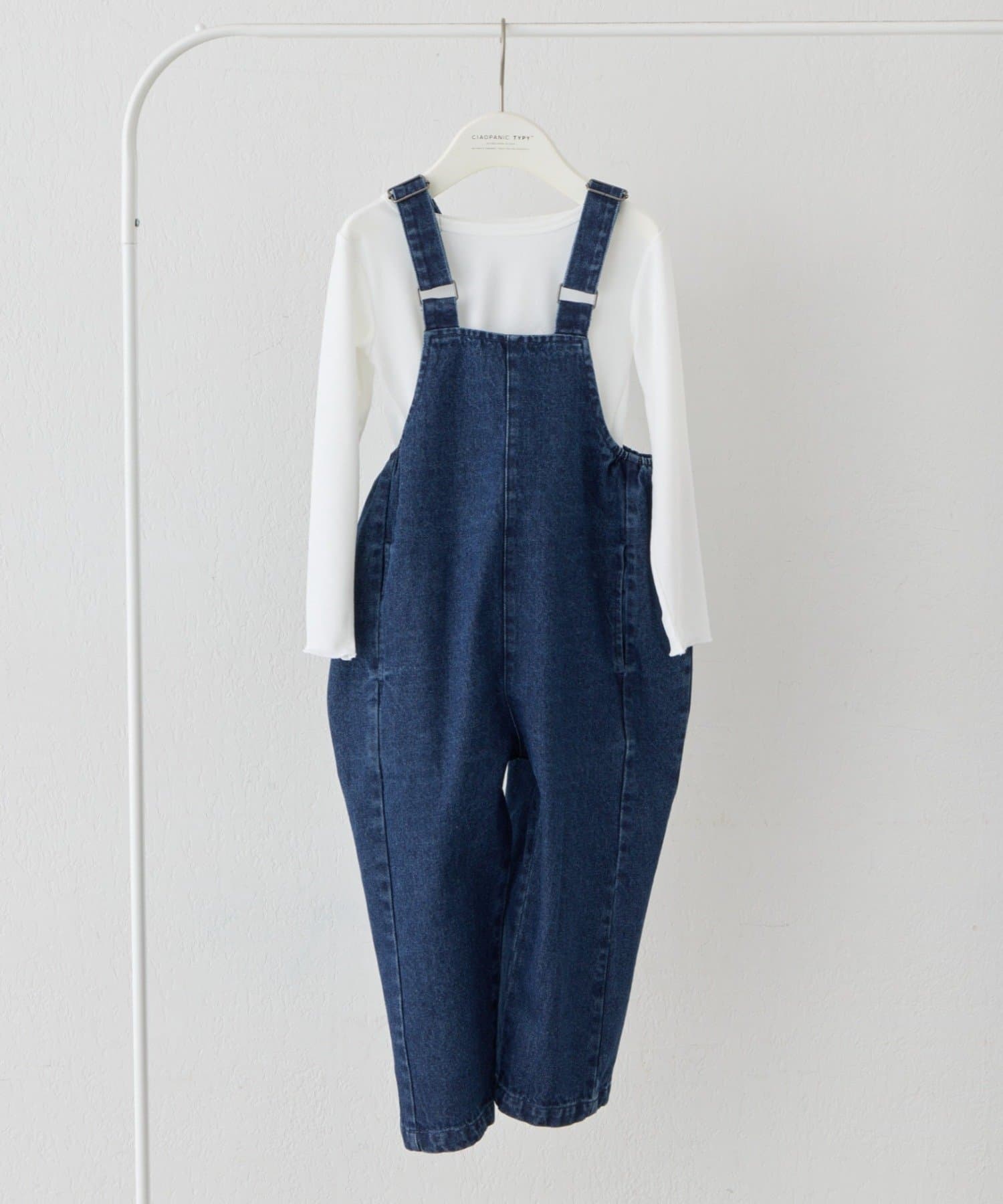 CIAOPANIC TYPY(チャオパニックティピー) 《WEB限定》【KIDS】(ユニセックス)デニムサロペット(ジュニアサイズあり)