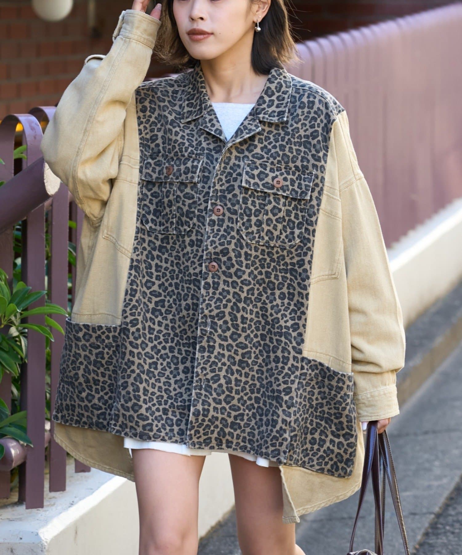 CIAOPANIC TYPY(チャオパニックティピー) ≪26SS展示会アイテム≫【etsinta/エシンタ】リメイク切り替えジャケット