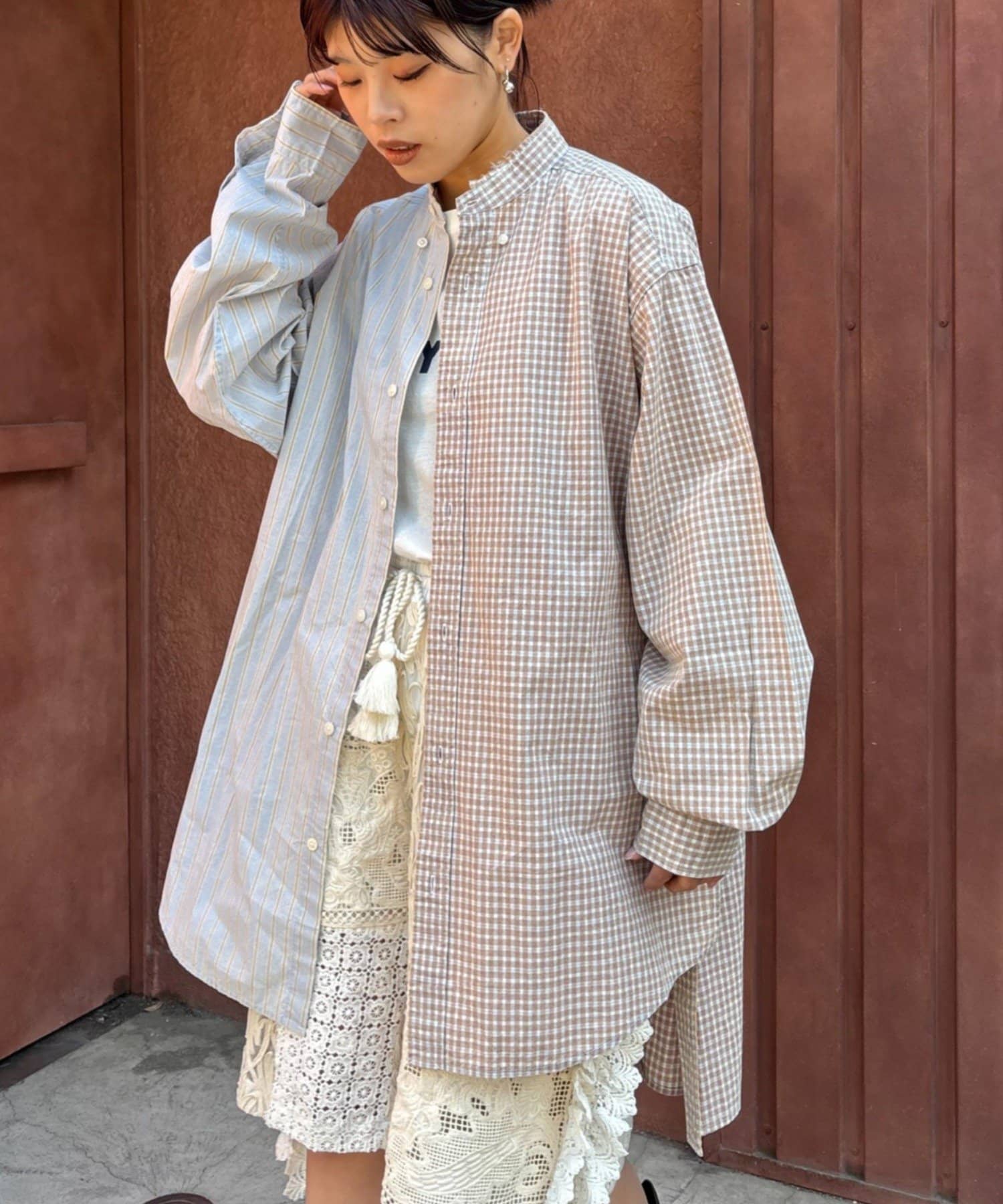 CIAOPANIC TYPY(チャオパニックティピー) ≪26SS展示会アイテム≫【etsinta/エシンタ】ブロードオーバーシャツ