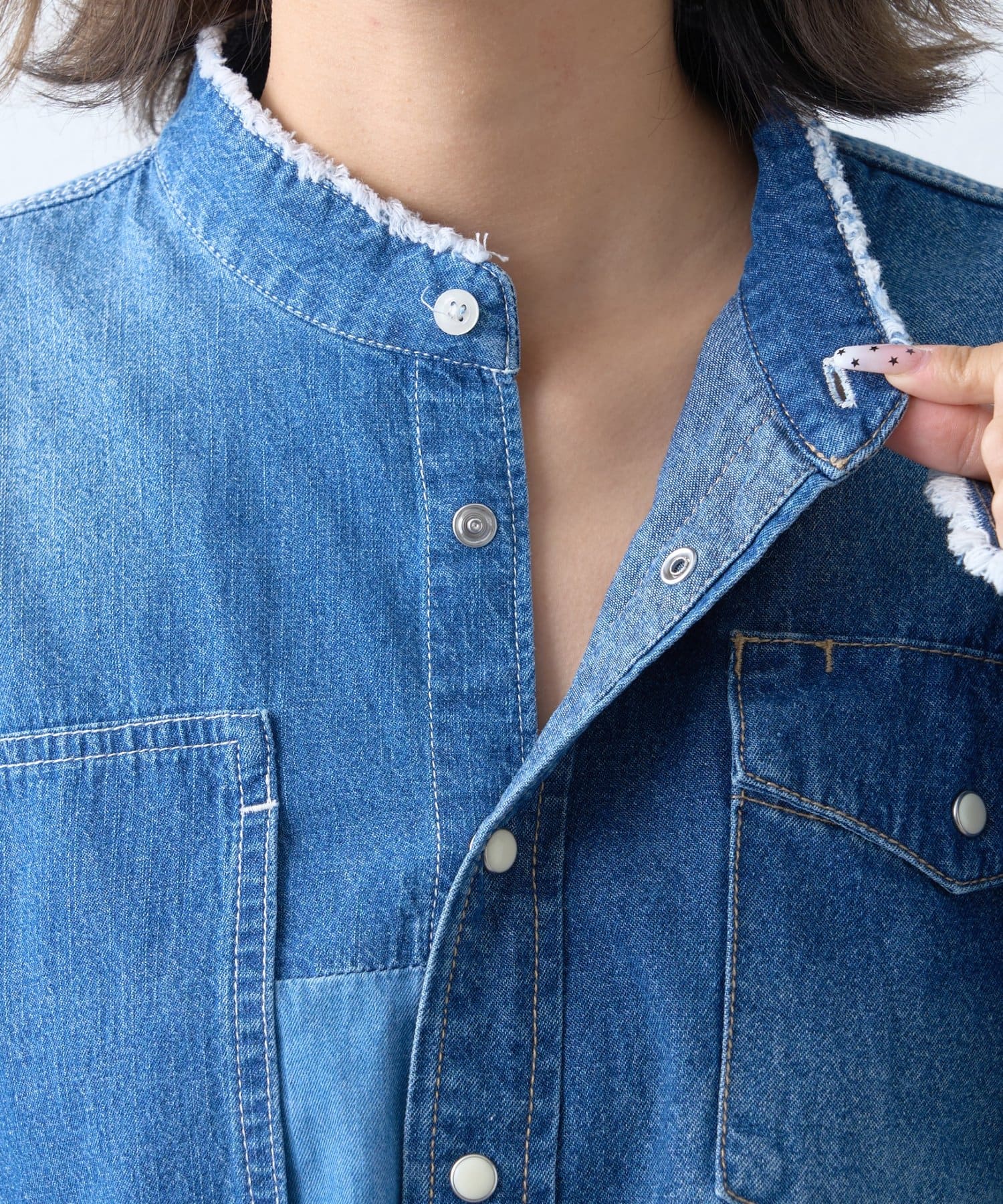 CIAOPANIC TYPY(チャオパニックティピー) ≪26SS展示会アイテム≫【etsinta/エシンタ】ライトオンスデニムシャツ