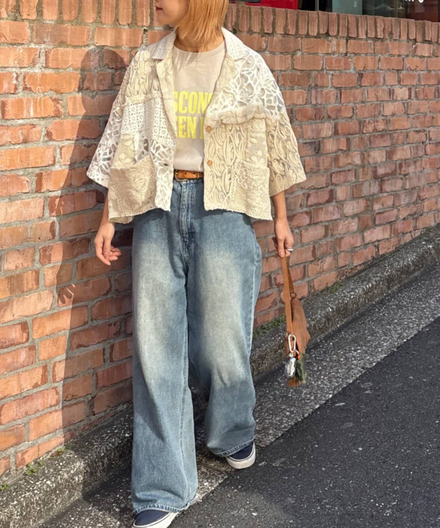 CIAOPANIC TYPY(チャオパニックティピー) ≪26SS展示会アイテム≫【etsinta/エシンタ】レースパッチワークシャツINDIA