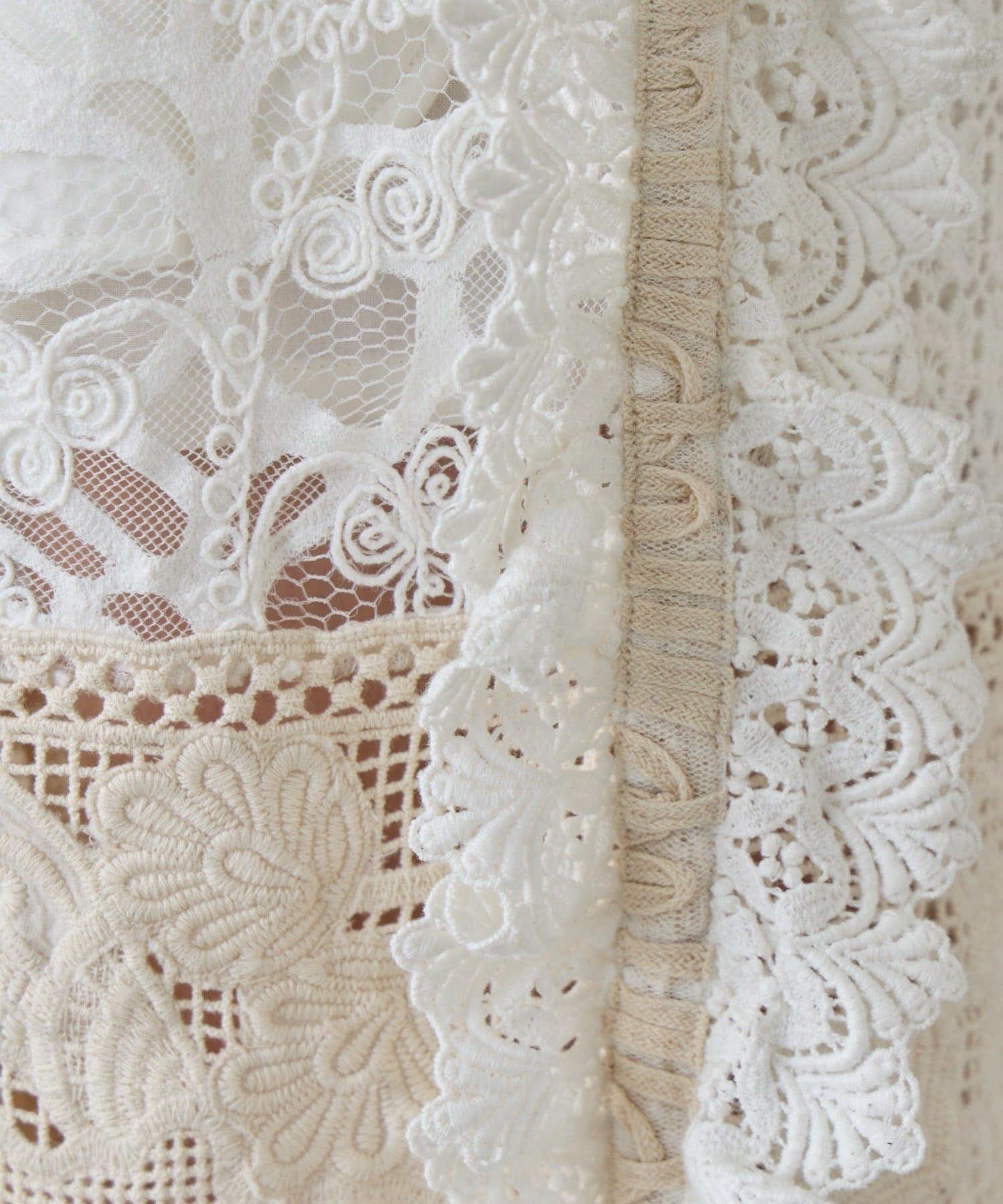 CIAOPANIC TYPY(チャオパニックティピー) 【etsinta/エシンタ】レースパッチワークショーツINDIA