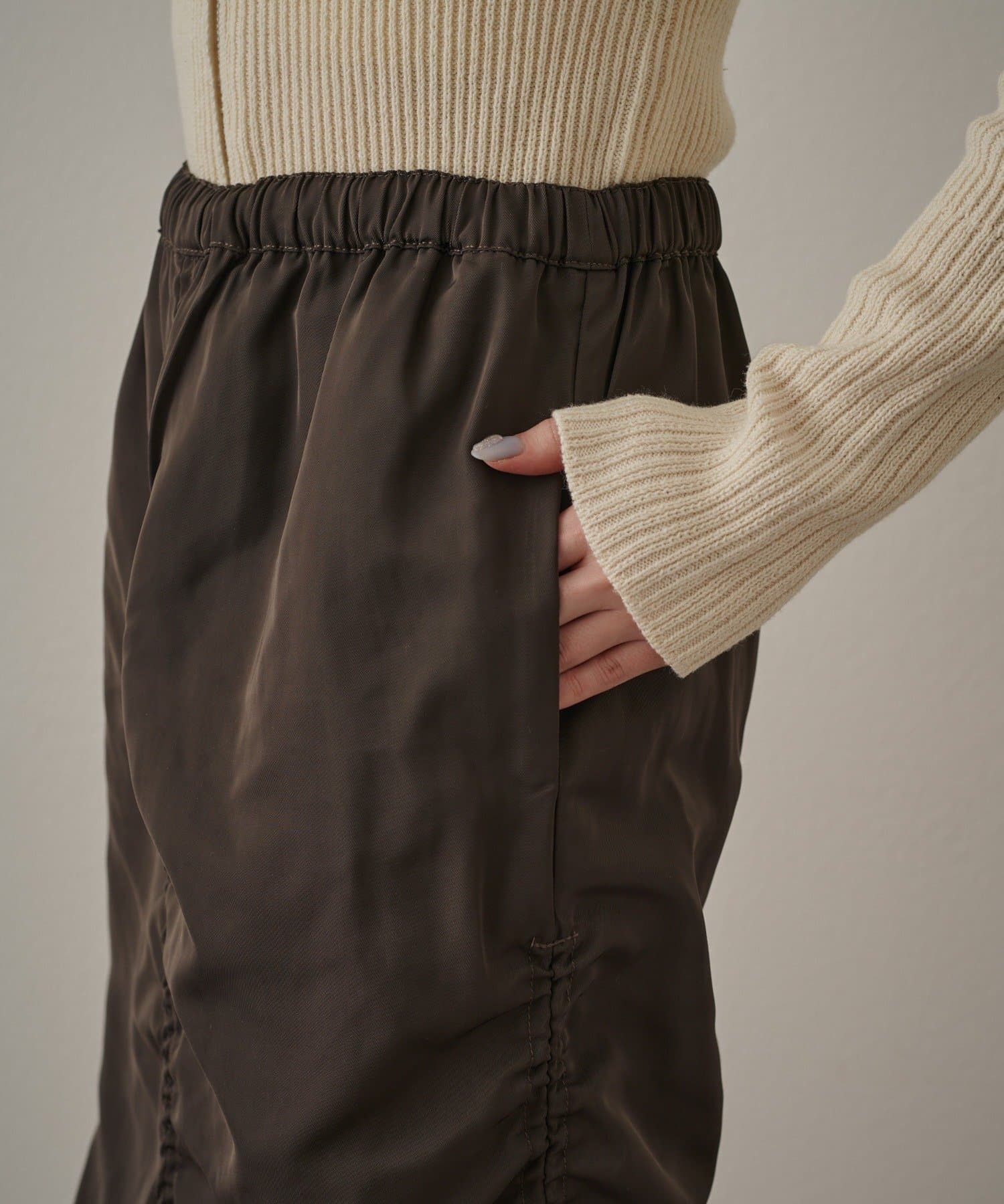 mline(エムライン) [mline]ギャザーカーゴスカート