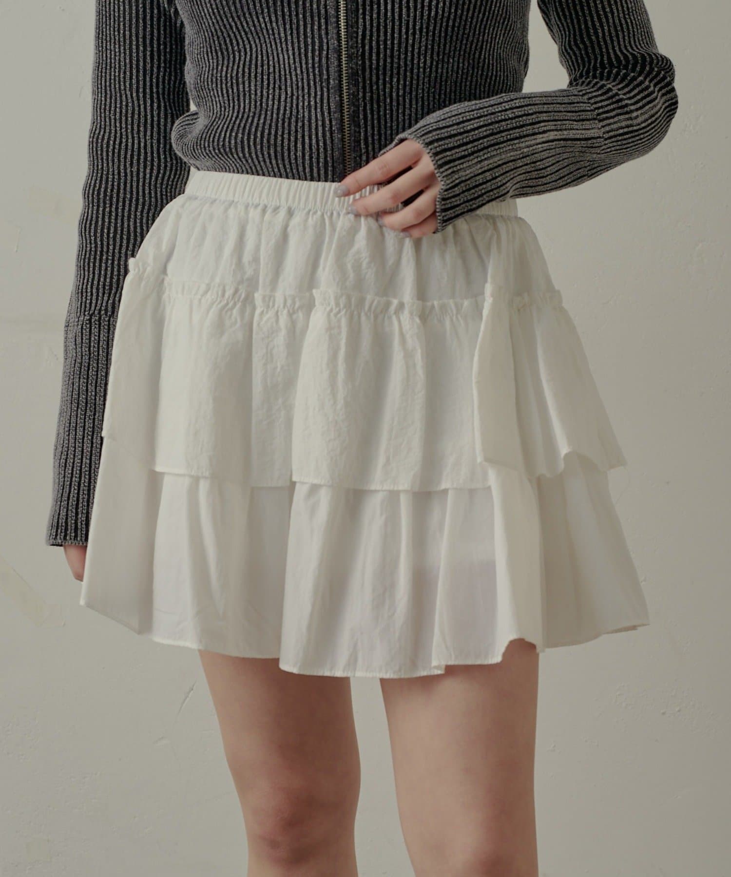 mline(エムライン) [mline]ティアードスカート