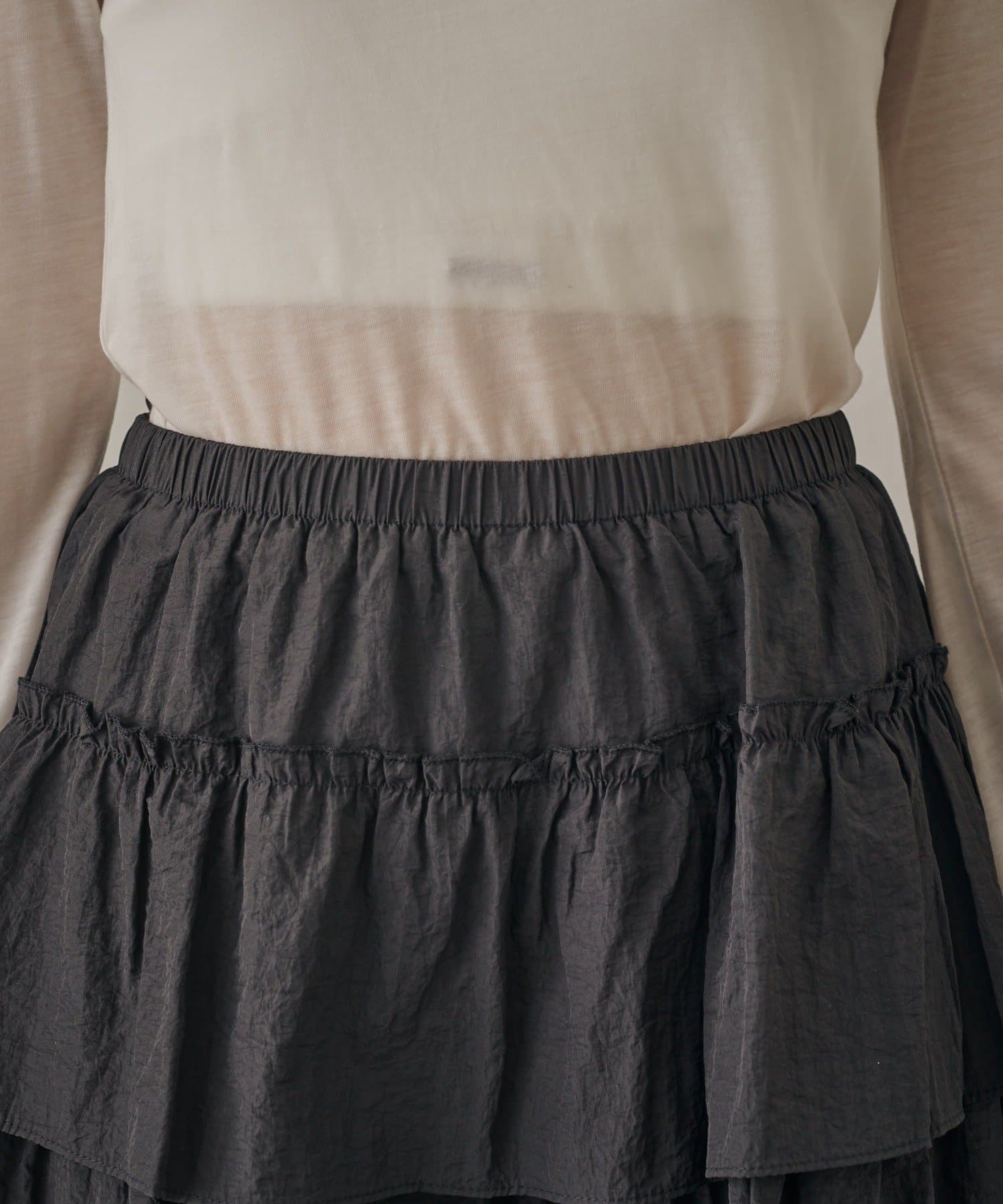 mline(エムライン) [mline]ティアードスカート