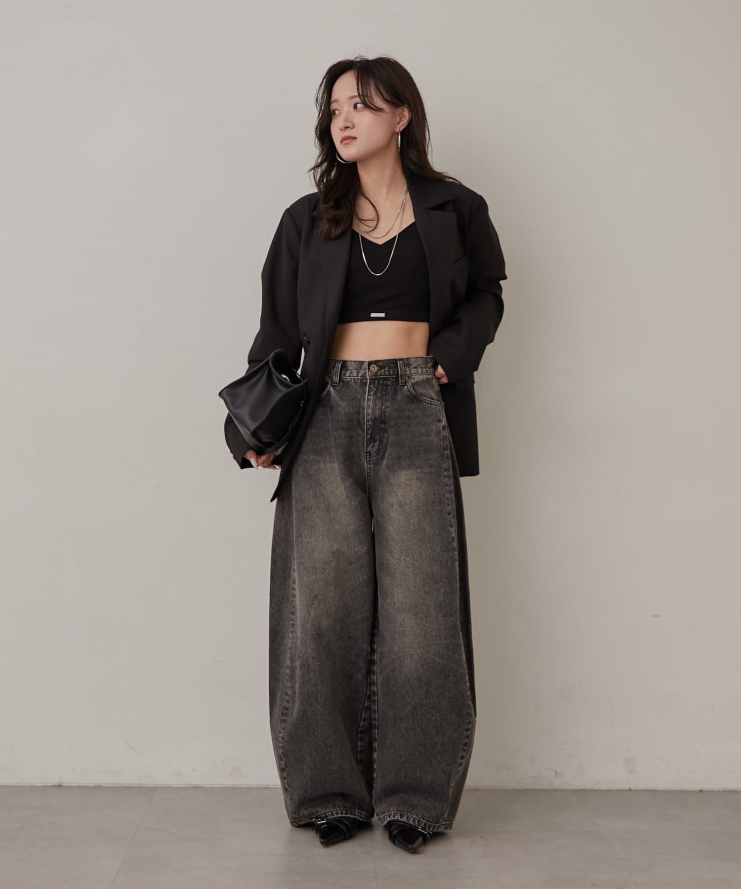 mline(エムライン) [mline]パット付き プレートシンプルキャミ