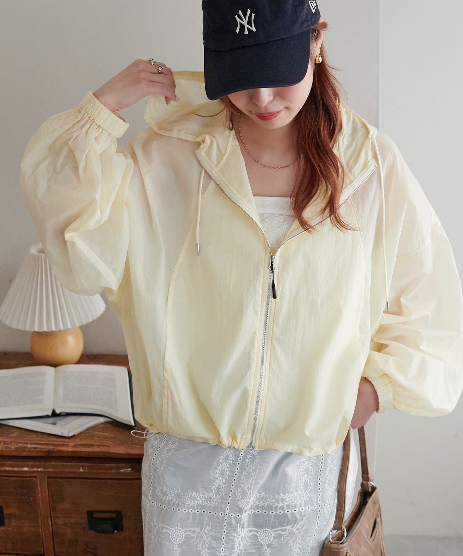 DISCOAT(ディスコート) 【SS先行予約】ナイロンフーディーブルソン