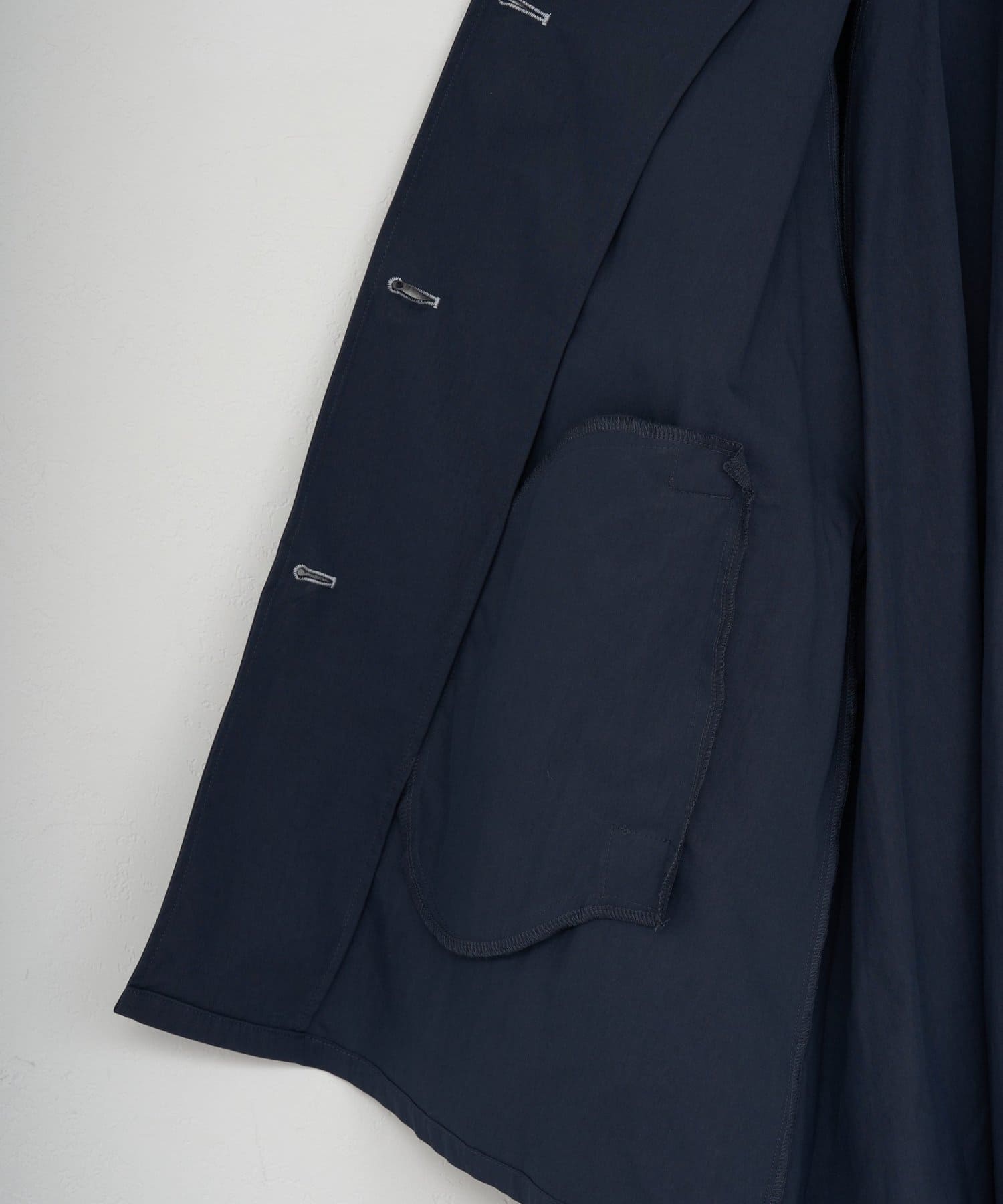 DISCOAT(ディスコート) 【umm.】配色ステッチトレンチコート