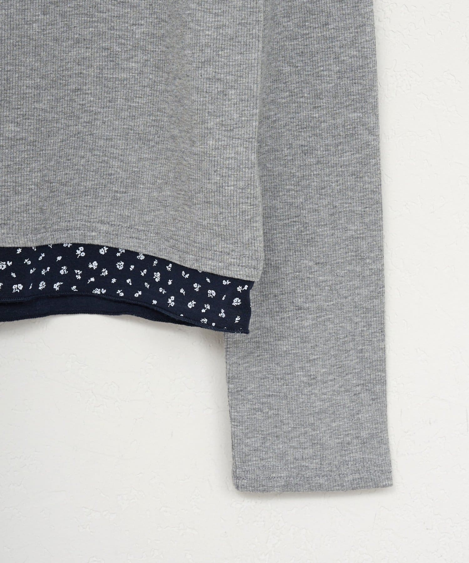 DISCOAT(ディスコート) 【SS先行予約/umm.】リブレイヤード風ヘンリープルオーバー