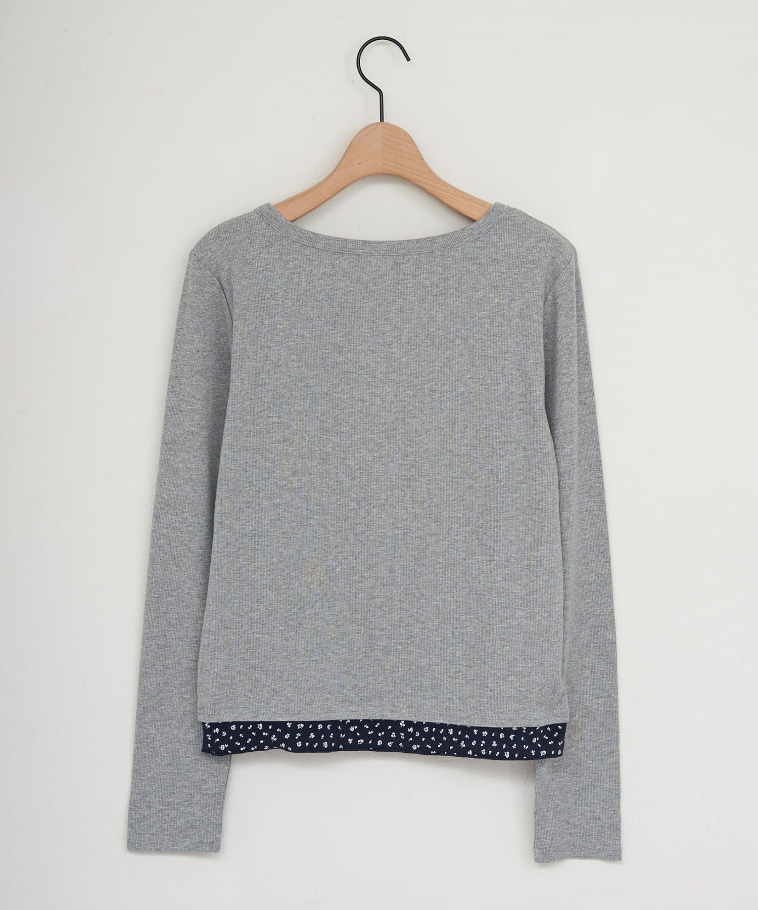 DISCOAT(ディスコート) 【SS先行予約/umm.】リブレイヤード風ヘンリープルオーバー