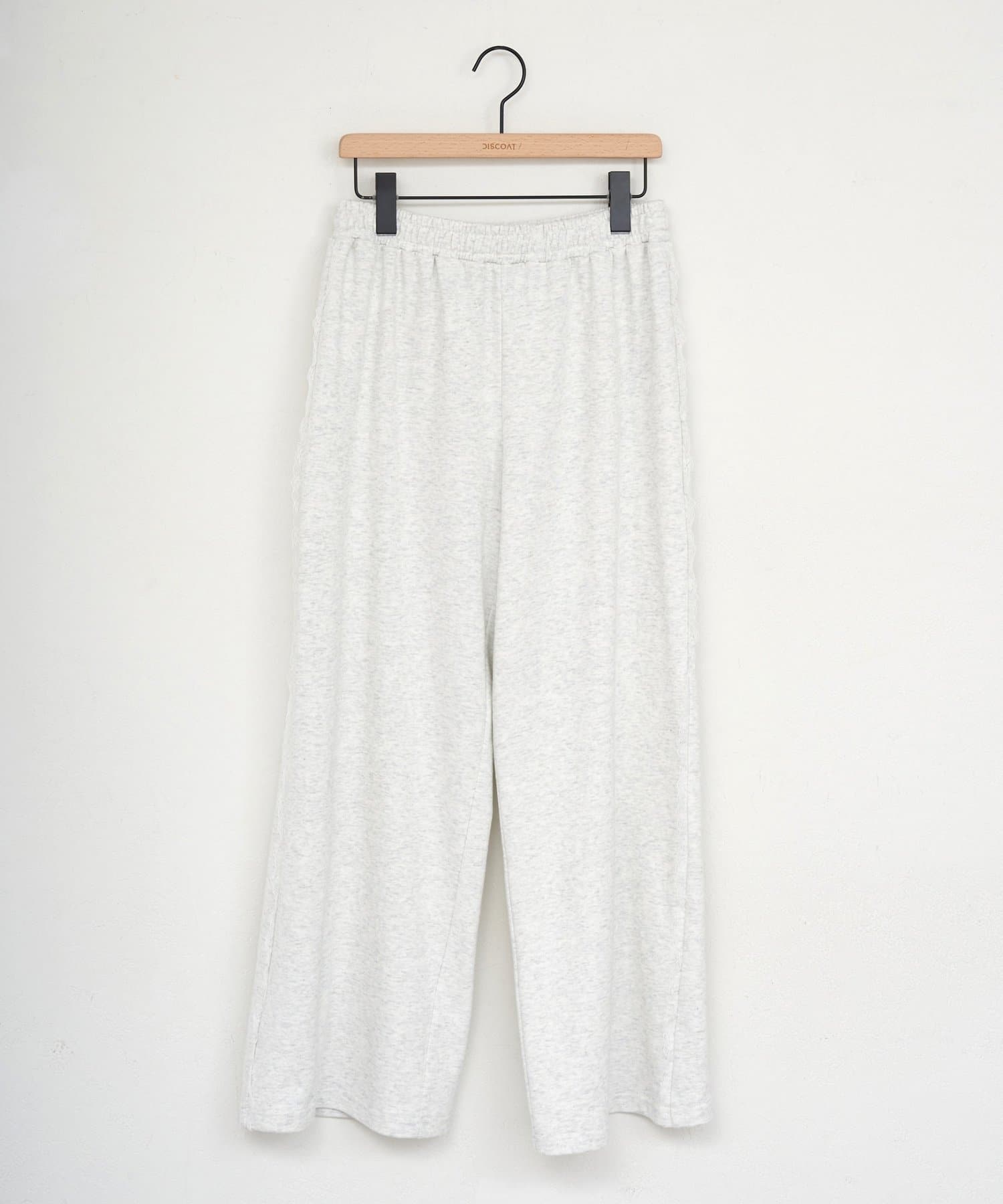 DISCOAT(ディスコート) 【umm.】サイドフリルスウェットパンツ
