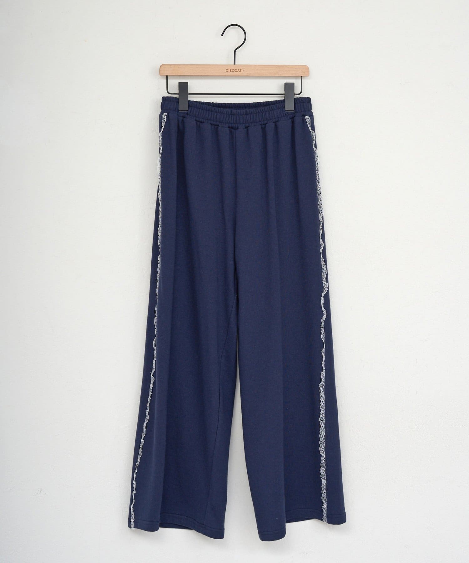 DISCOAT(ディスコート) 【umm.】サイドフリルスウェットパンツ