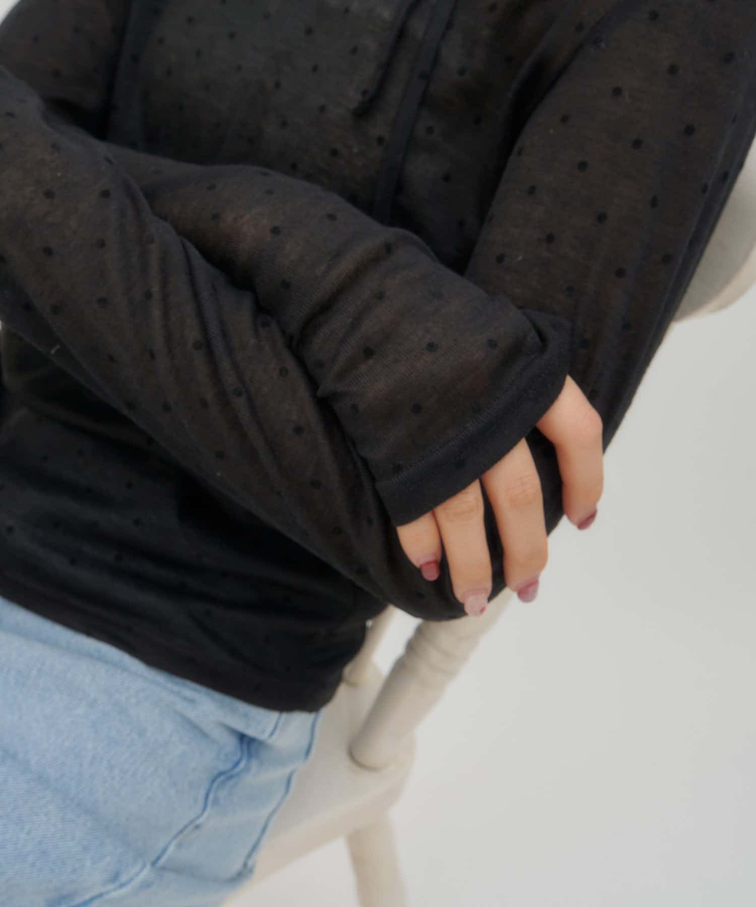 DISCOAT(ディスコート) 【SS先行予約/umm.】チョーカードットロングスリーブ