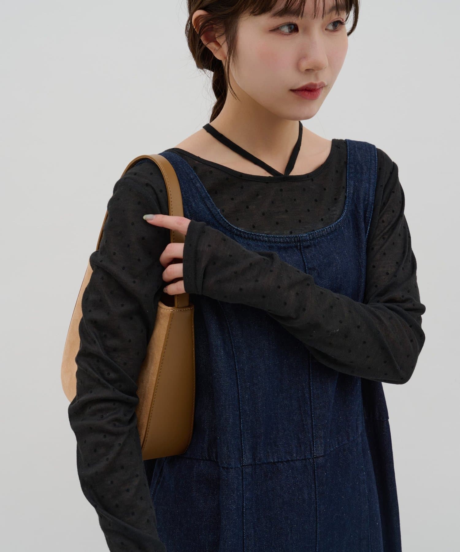 DISCOAT(ディスコート) 【再入荷！/umm.】チョーカードットロングスリーブ