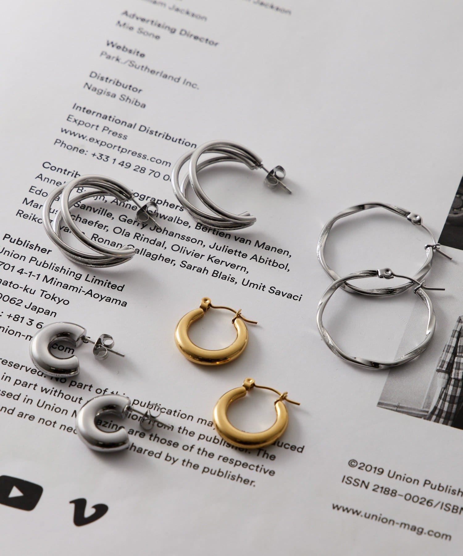 Lattice(ラティス) ＜ステンレス＞フープピアス