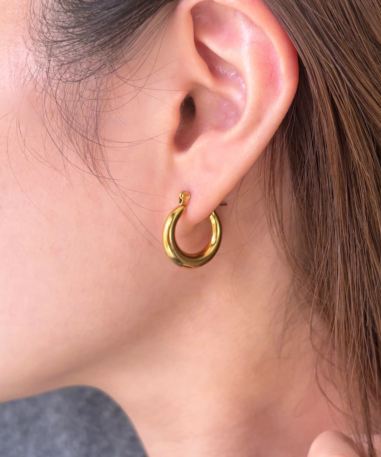 Lattice(ラティス) ＜ステンレス＞フープピアス