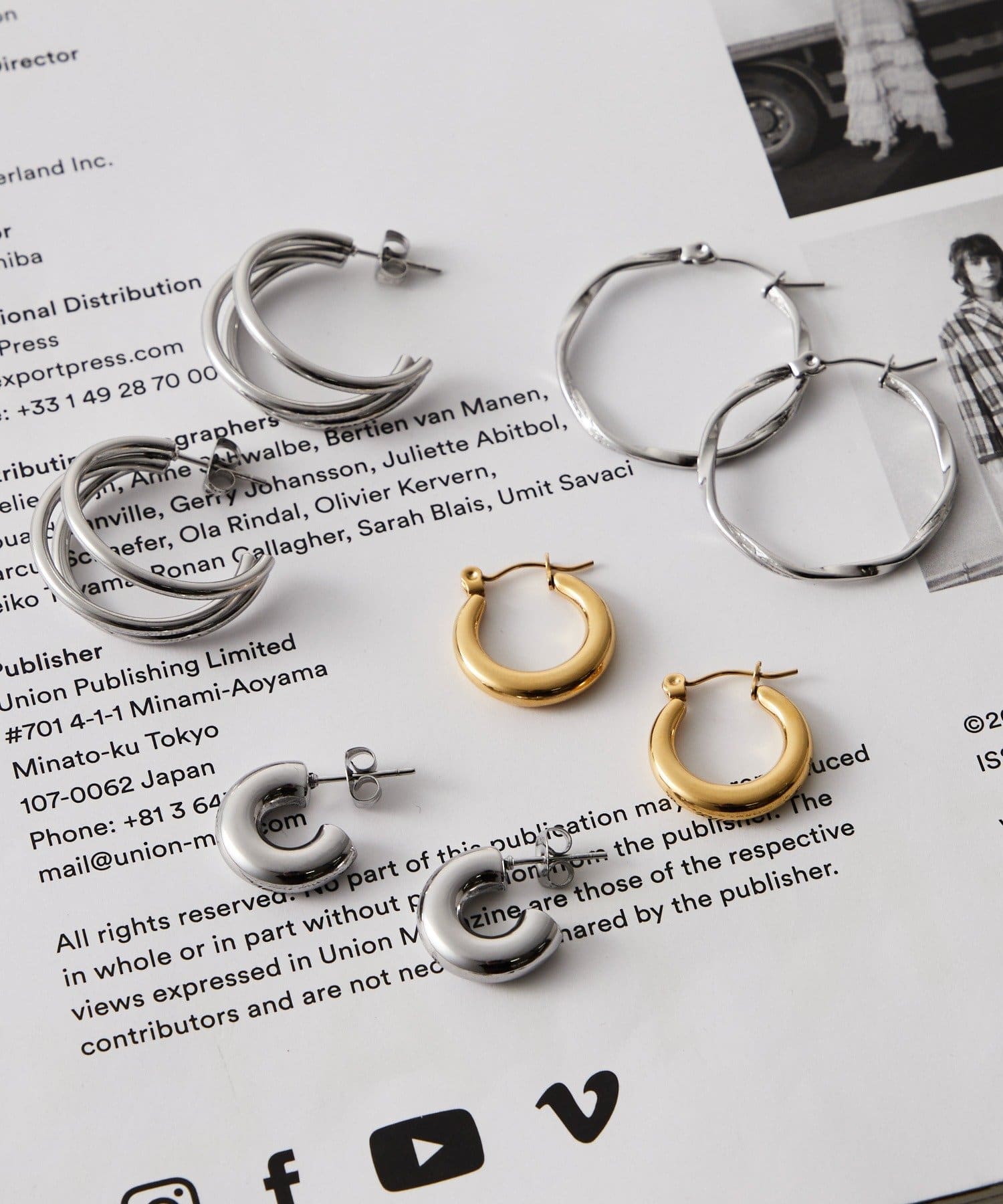 Lattice(ラティス) ＜ステンレス＞フープピアス