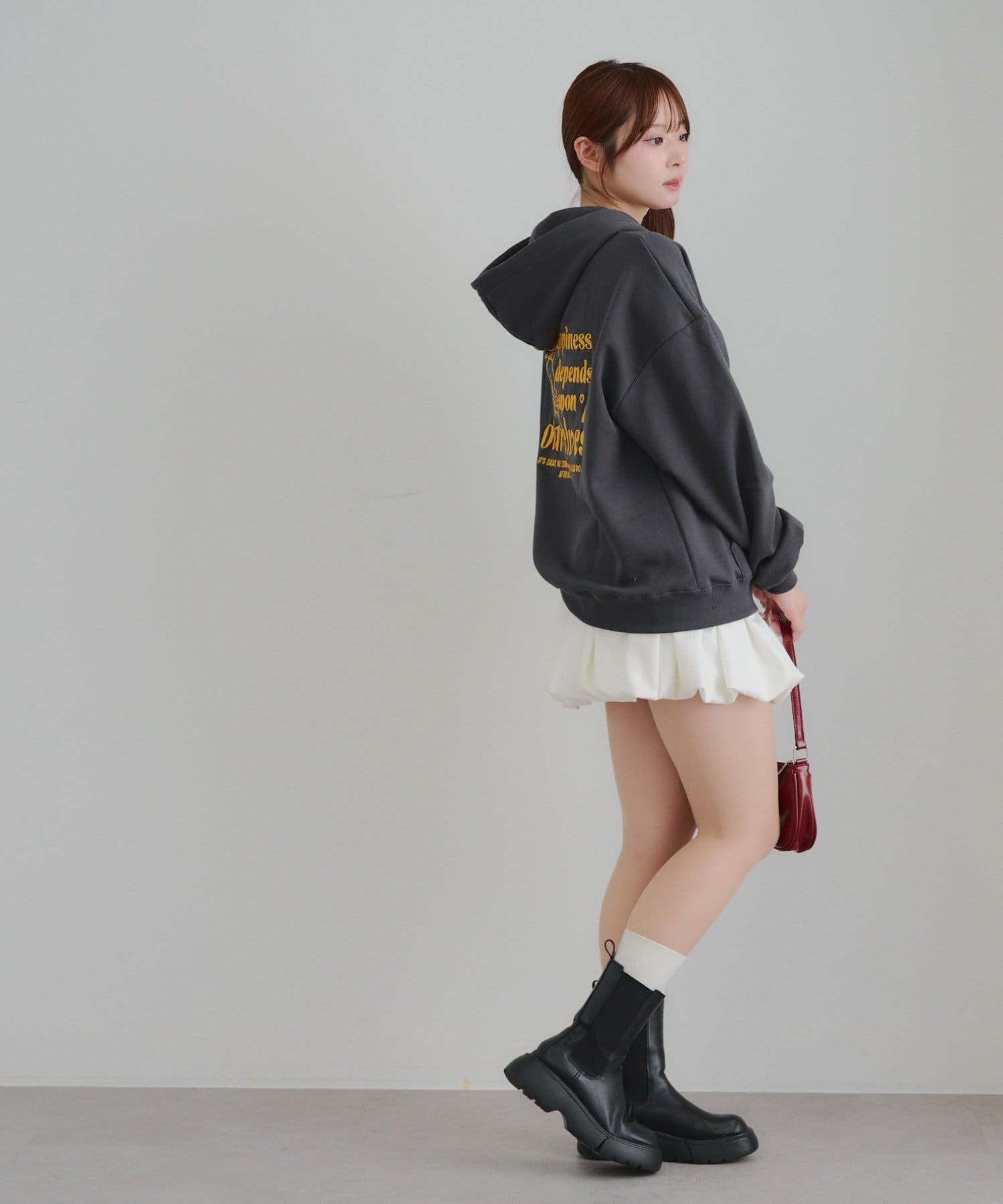 NICE CLAUP / OLIVE des OLIVE OUTLET(ナイスクラップ  / オリーブ デ オリーブ アウトレット) 【RMAF】うさぎZIPUPパーカー