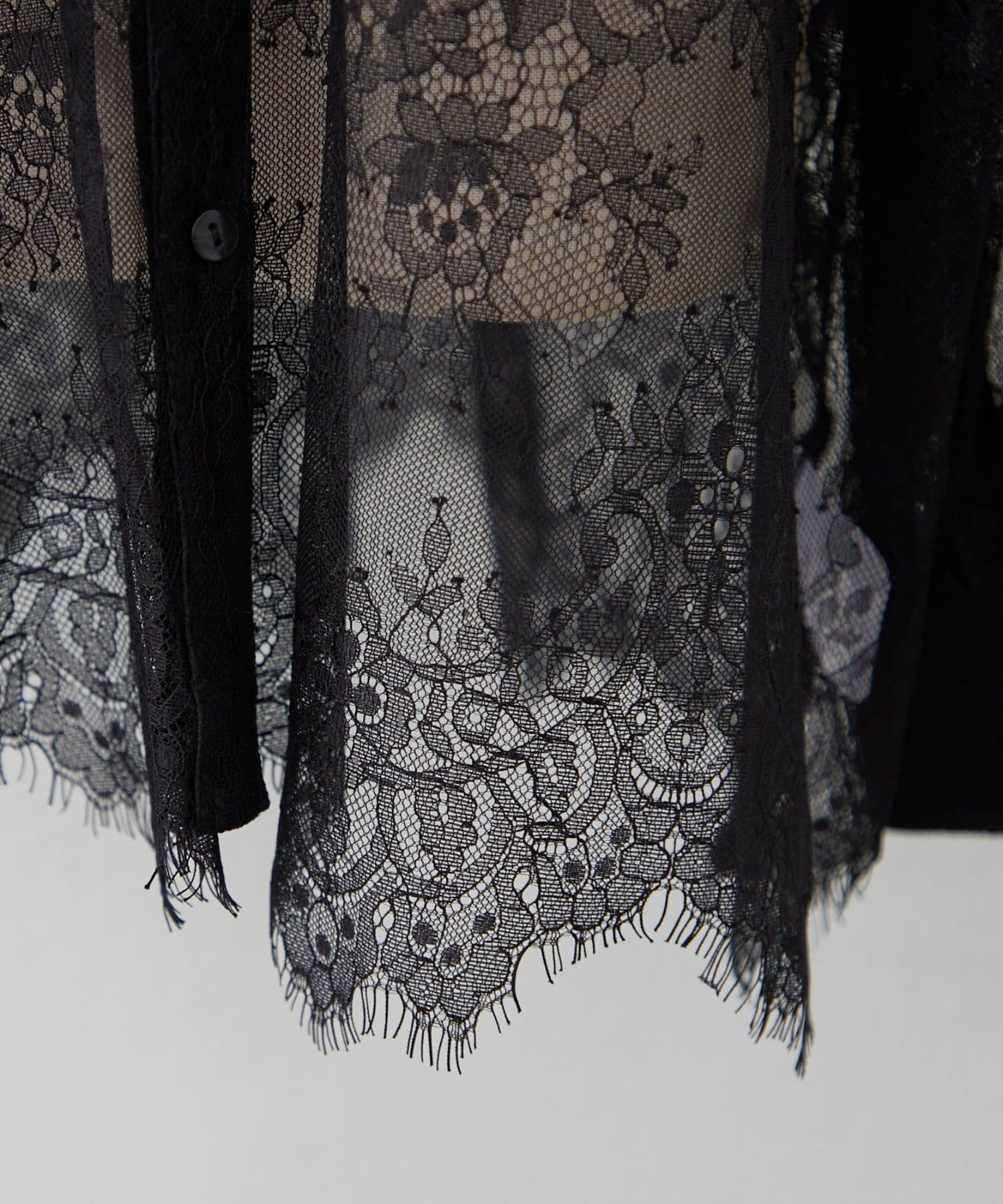 Remind me and forever(リマインドミーアンドフォーエバー) 【2026SS】ひげレースシャツ