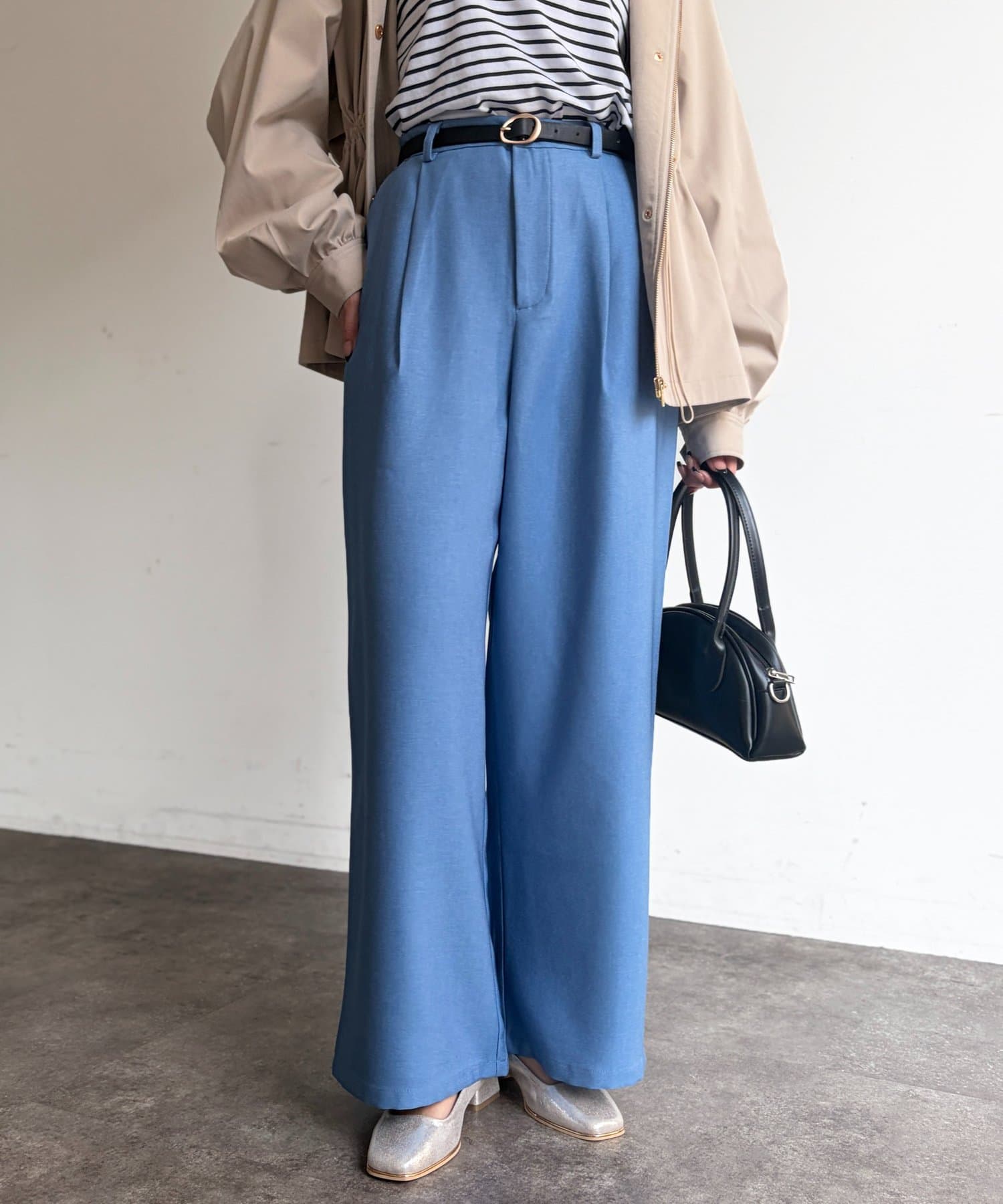 Chez toi(シェトワ) デニムライクパンツ