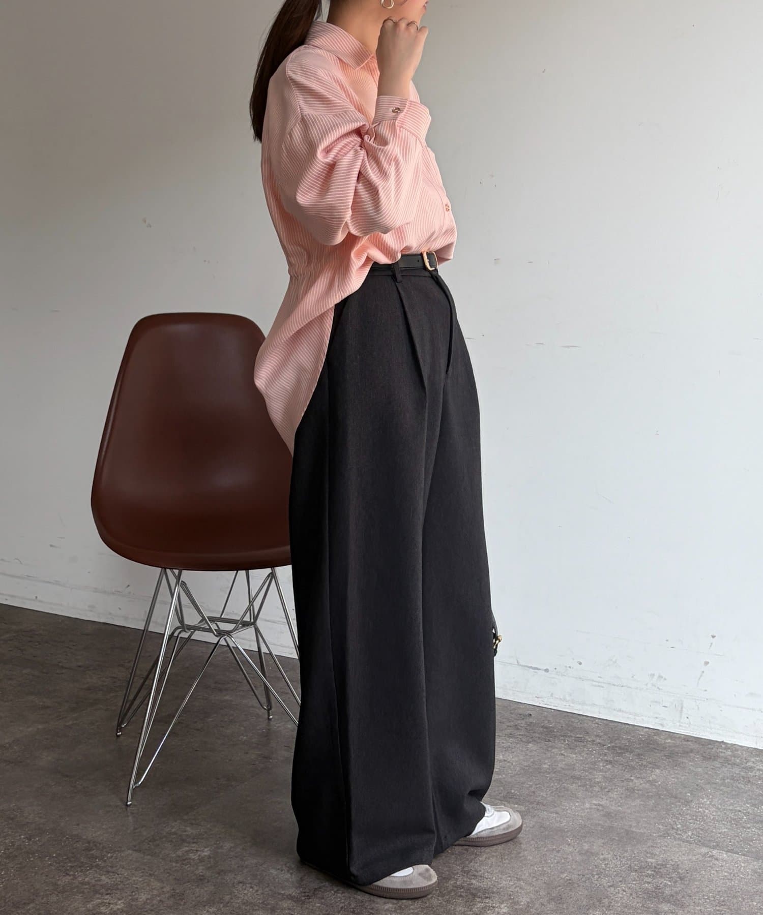 Chez toi(シェトワ) デニムライクパンツ