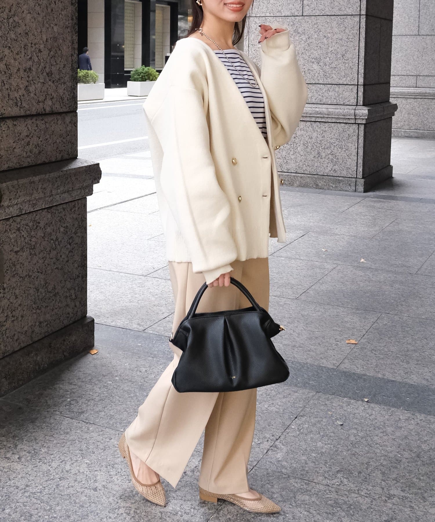 Chez toi(シェトワ) 【ITAMI企画】タックミニボストンBAG