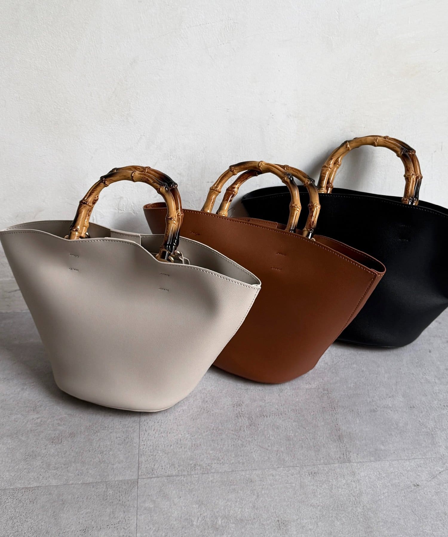 Chez toi(シェトワ) バンブーライク2WAYショルダー