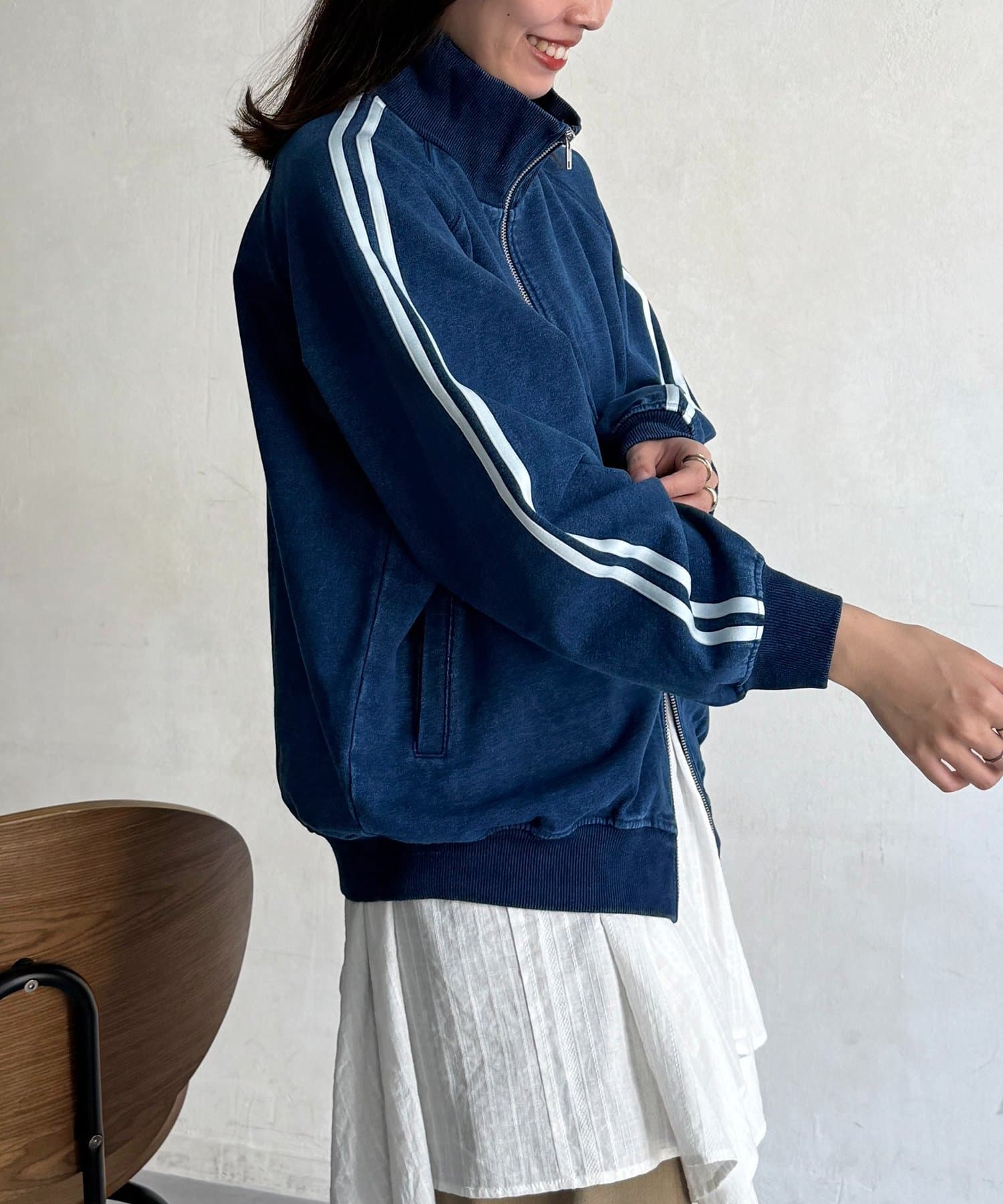 CPCM(シーピーシーエム) フェイクスエードトラックジャケット