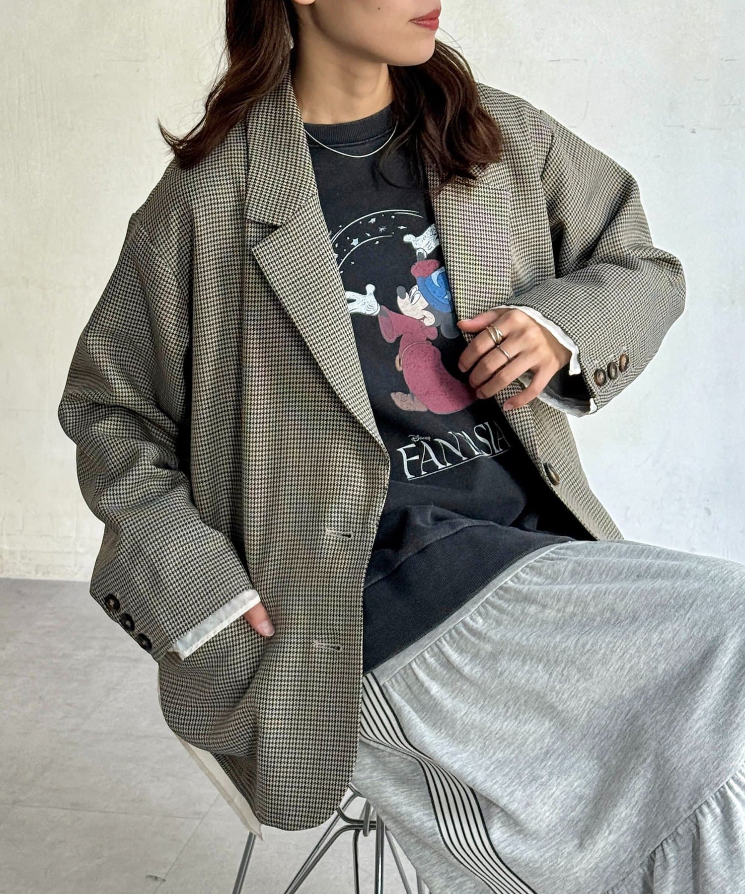 CPCM(シーピーシーエム) フェイクレイヤードテーラードジャケット