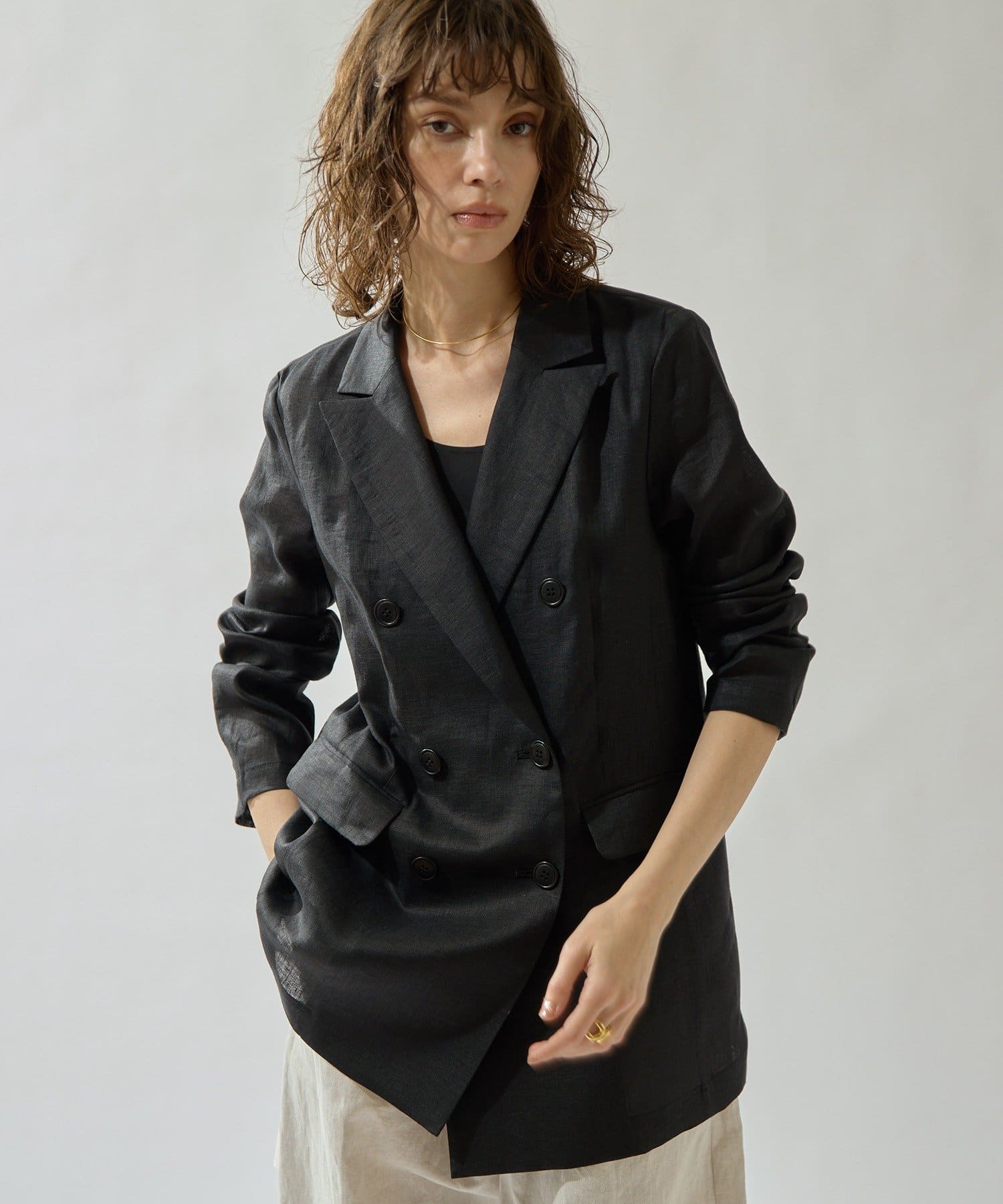 Drawing Numbers(ドローイングナンバーズ) 《一部パーソナルオーダー限定》リネンダブルジャケット