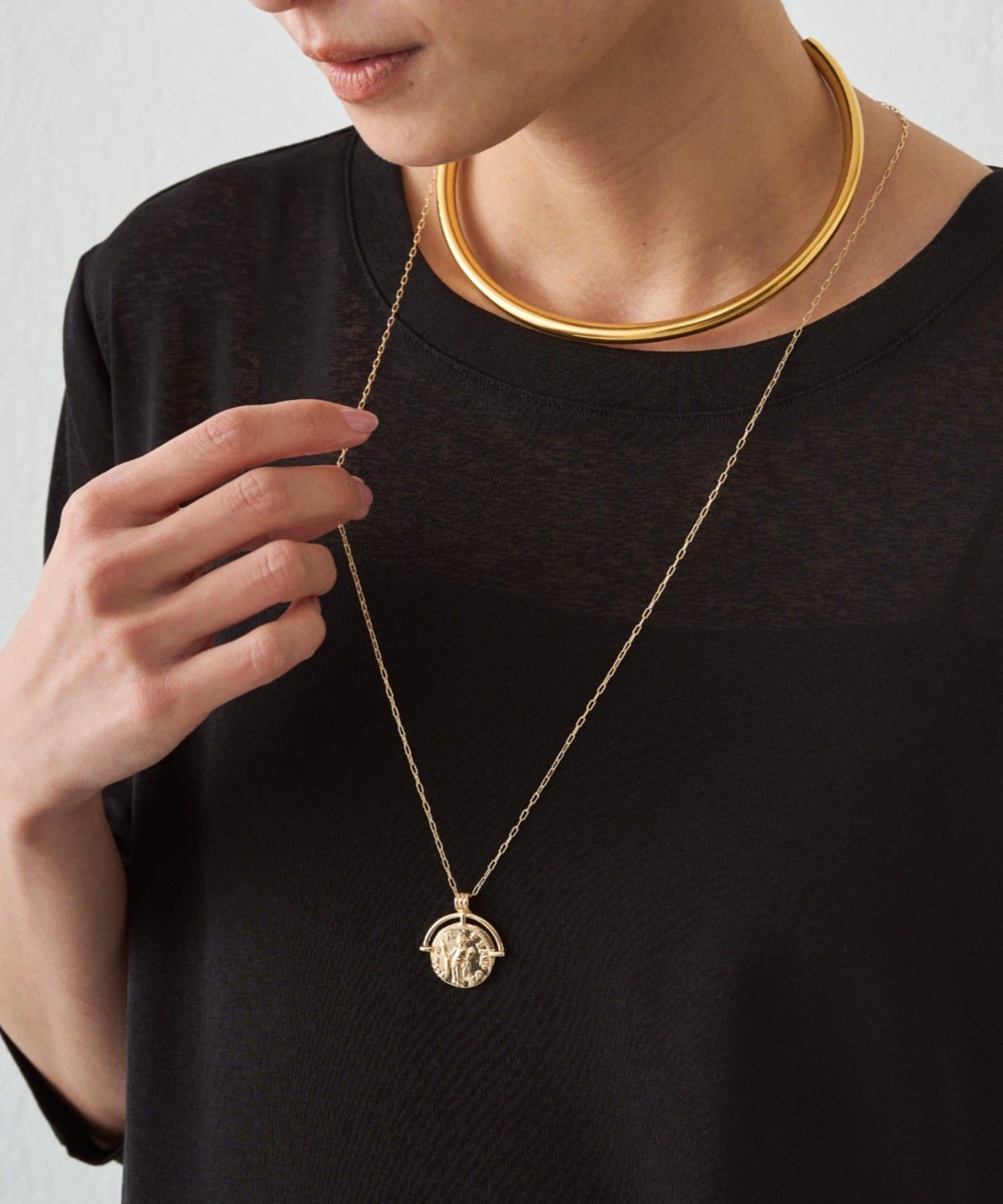 LOUNGEDRESS(ラウンジドレス) 【GALENA/ガレナ】変形コインネックレス